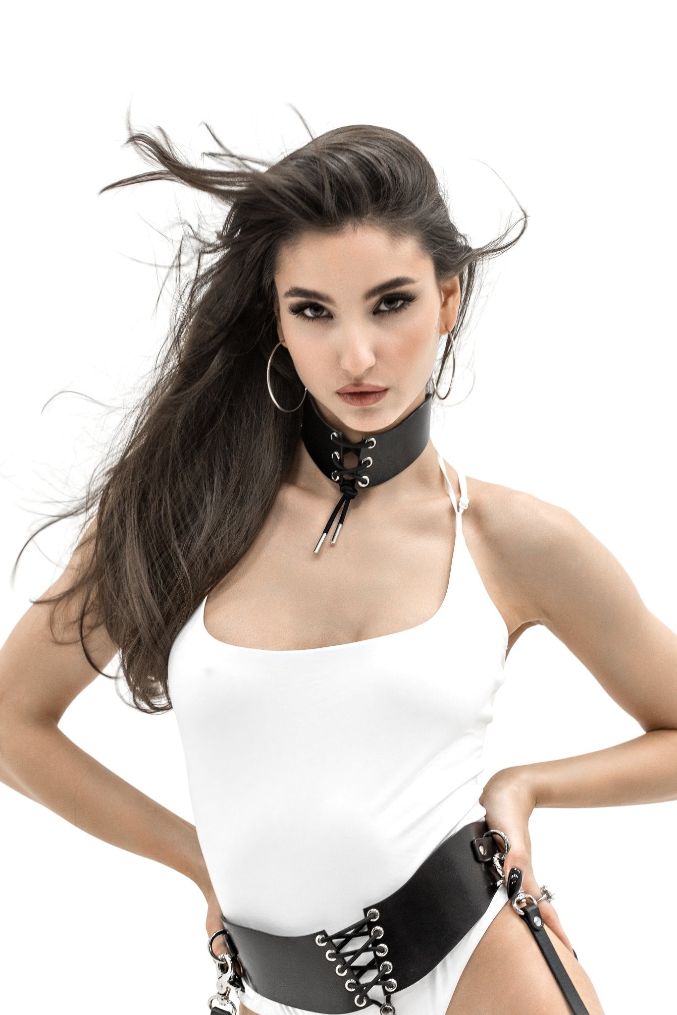 Harness Set with Front Lace - Up - Elinlatex