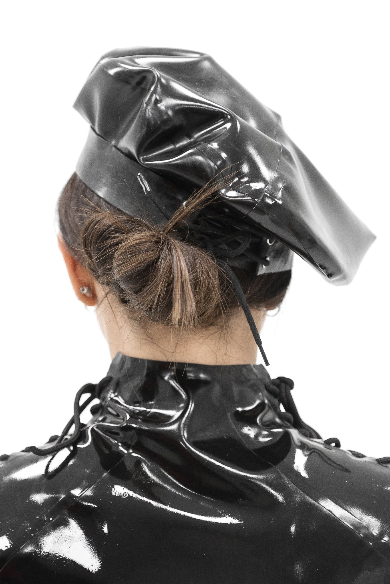 Latex Beret. Black - Elinlatex