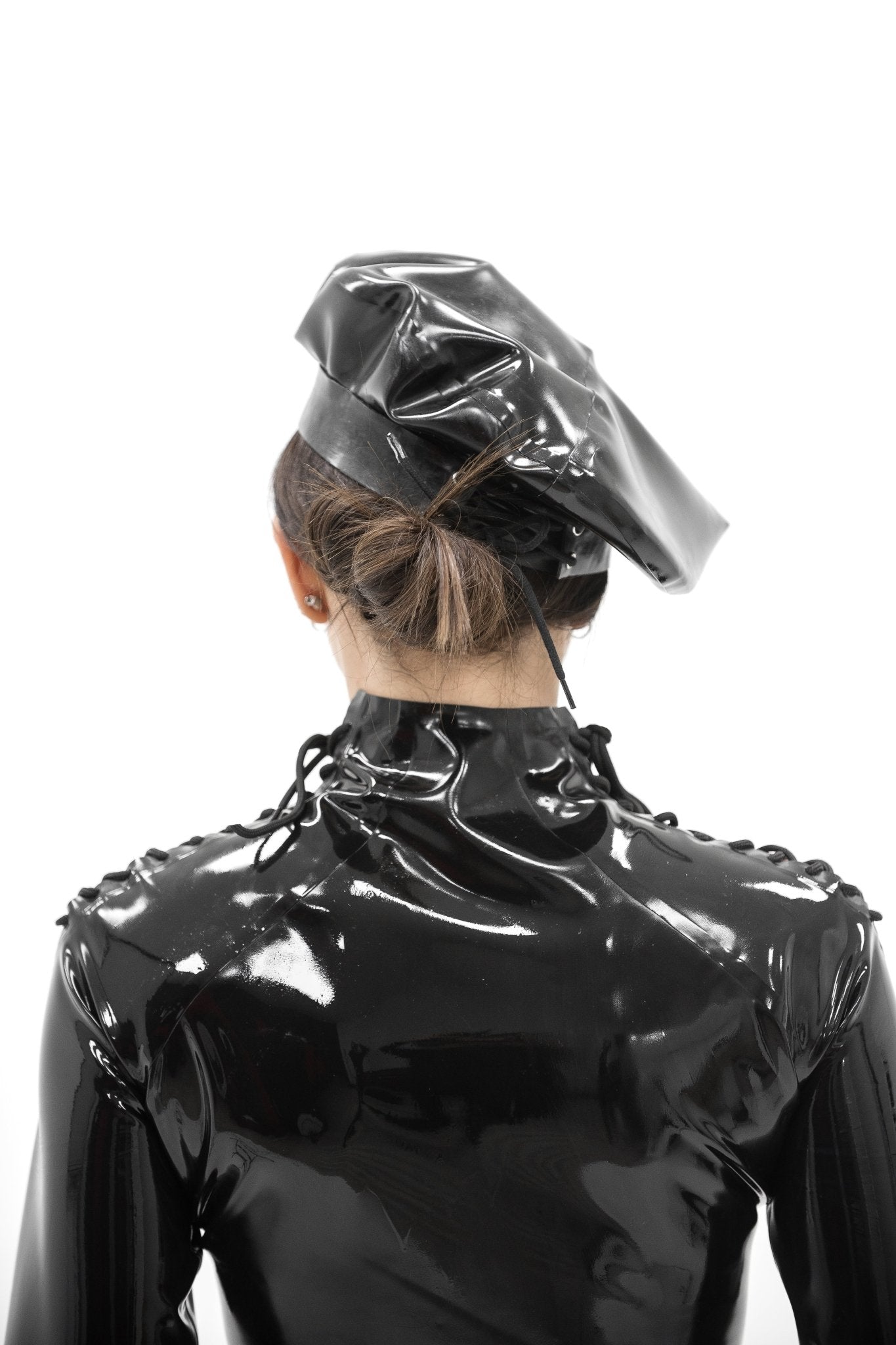 Latex Beret. Black - Elinlatex