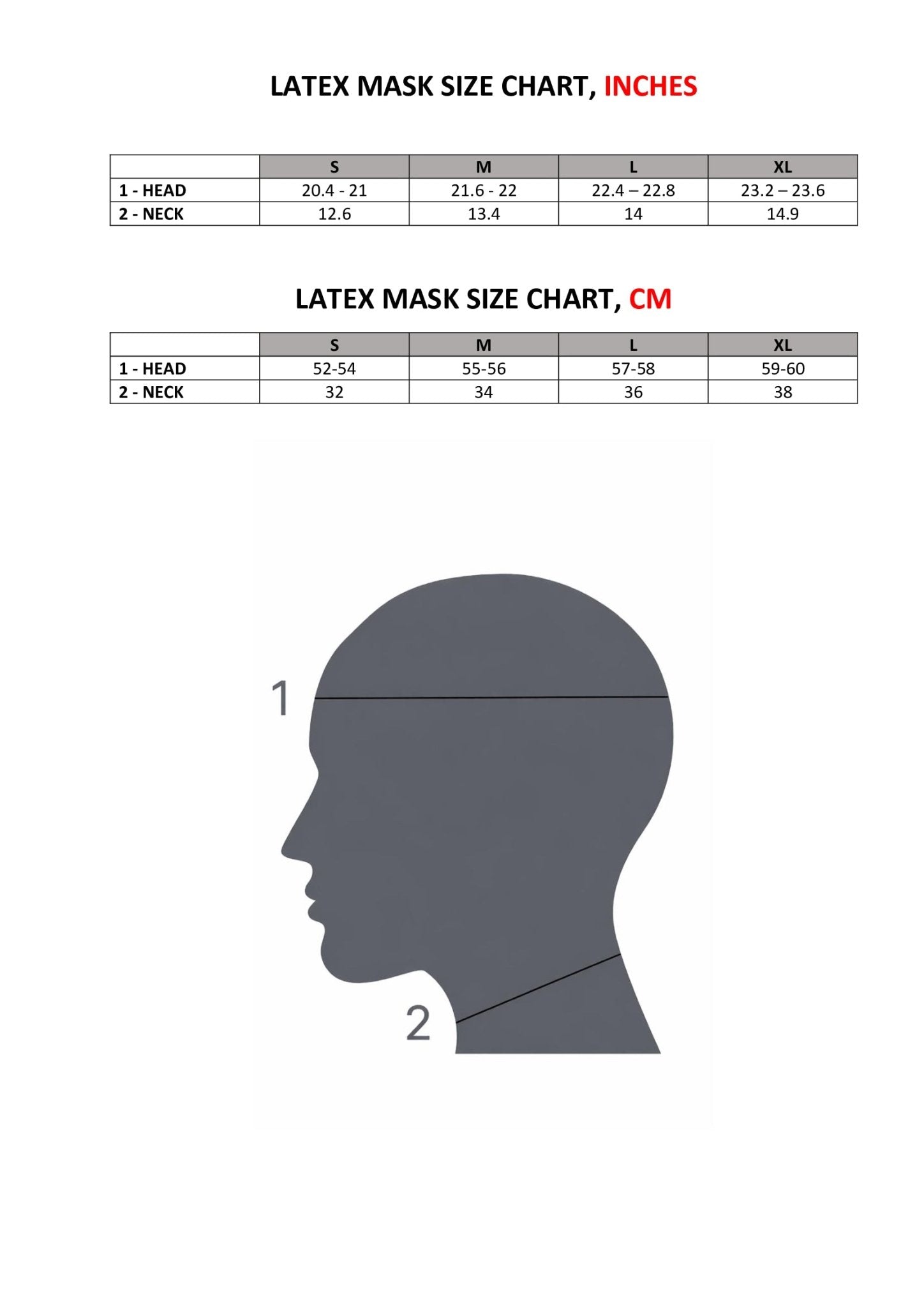 Latex cat mask with cut - outs for eyes, nose and mouth - Elinlatex