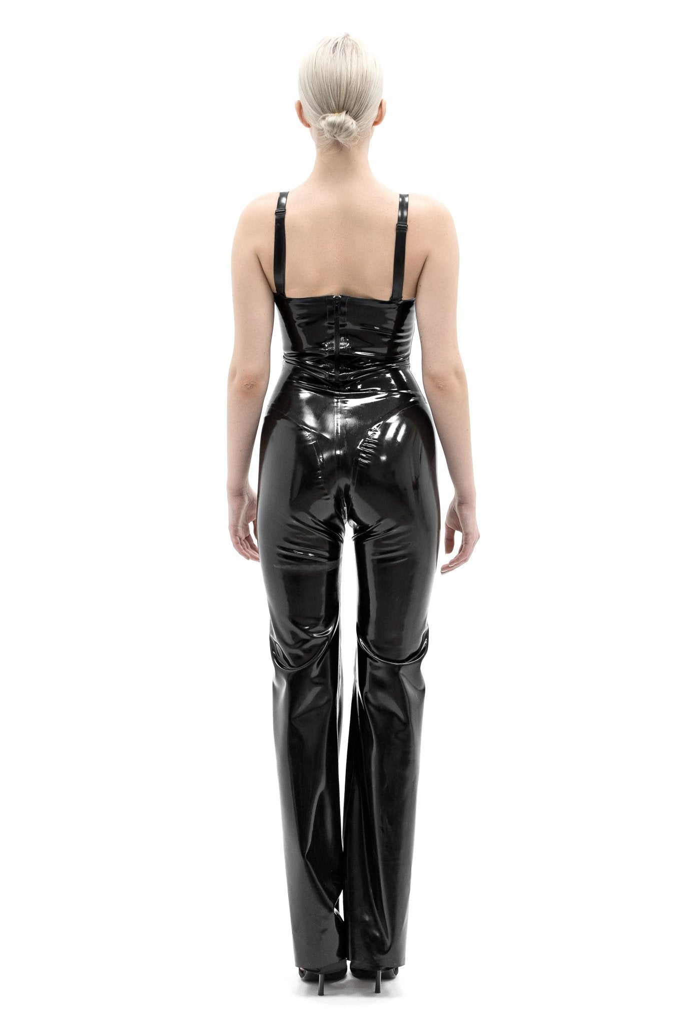 Latex Catsuit Zoe. Black - Elinlatex