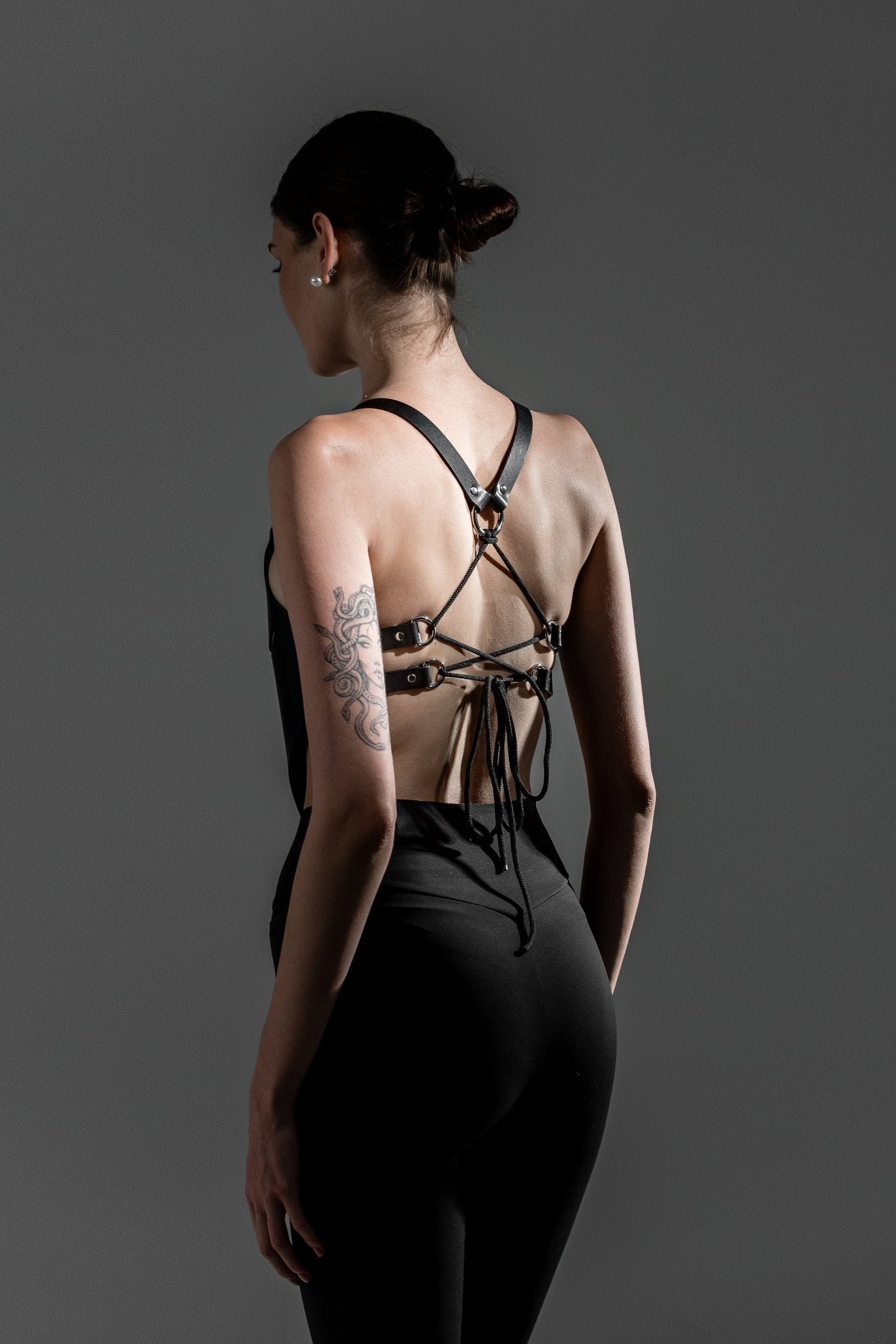 Leather Corset "Warrior" - Elinlatex