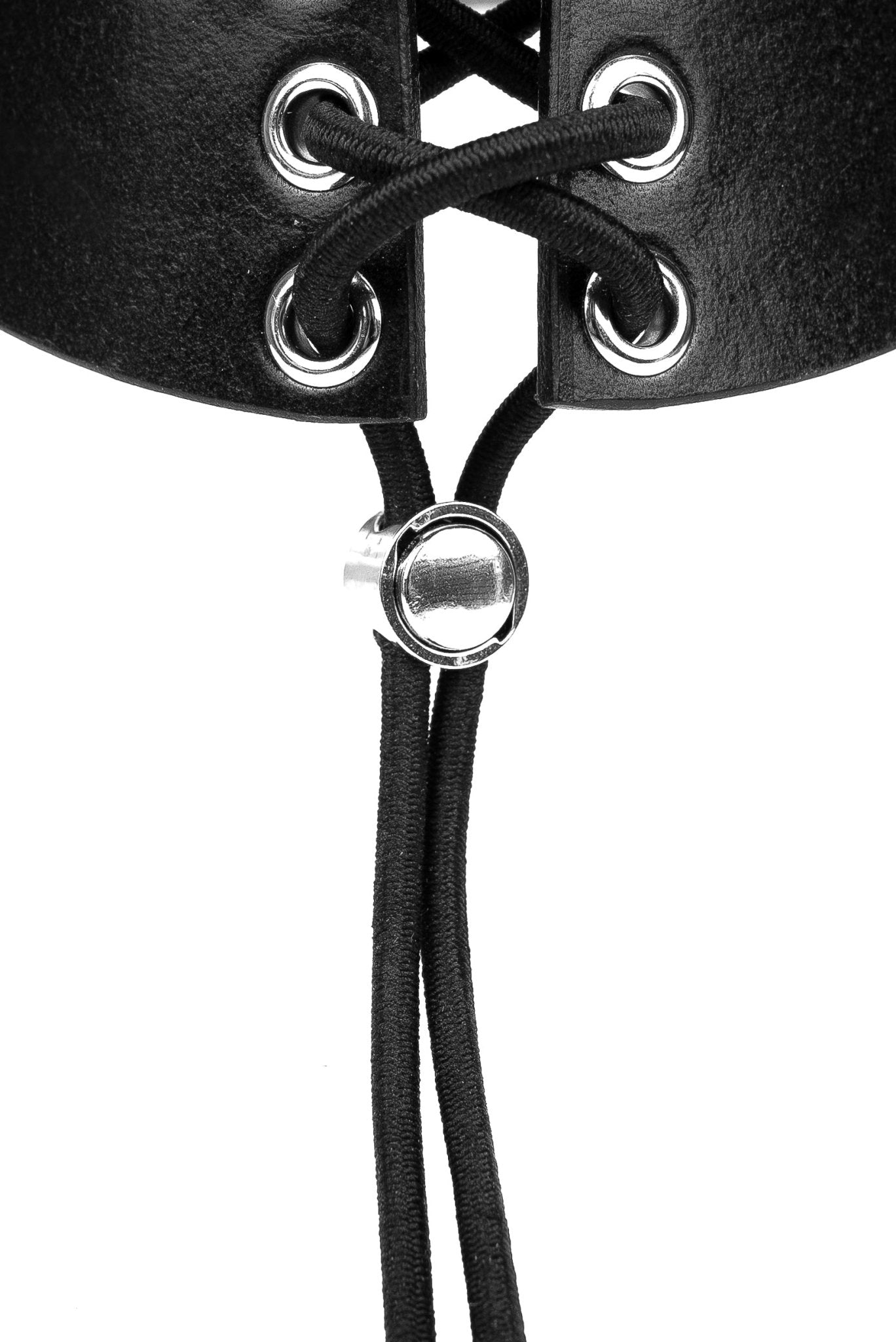Leather Waist Belt with Front Lace - Up - Elinlatex