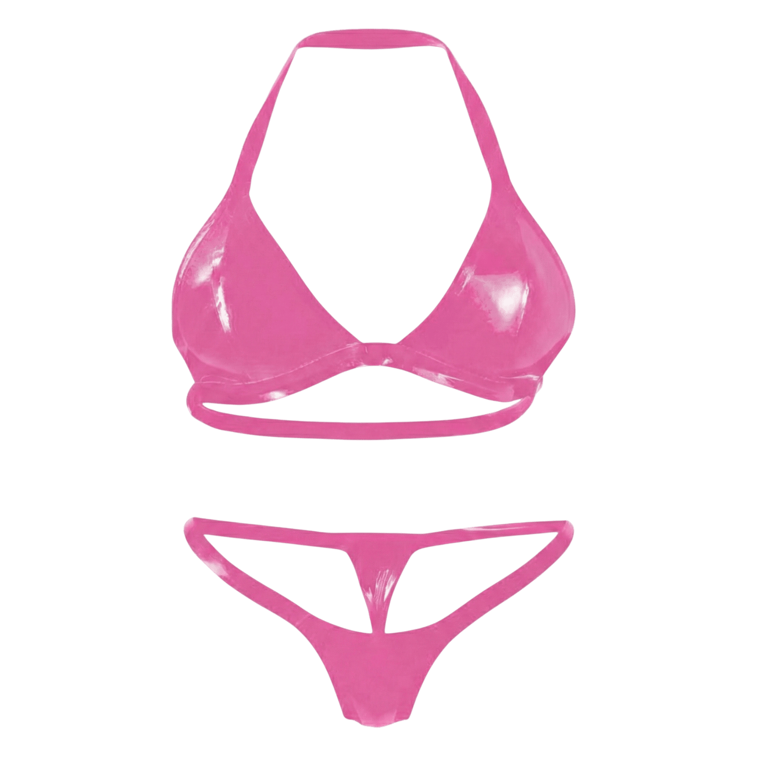 Multicolor Latex Lingerie | Latex Bra + Micro Bikini | 11 colors - Elinlatex