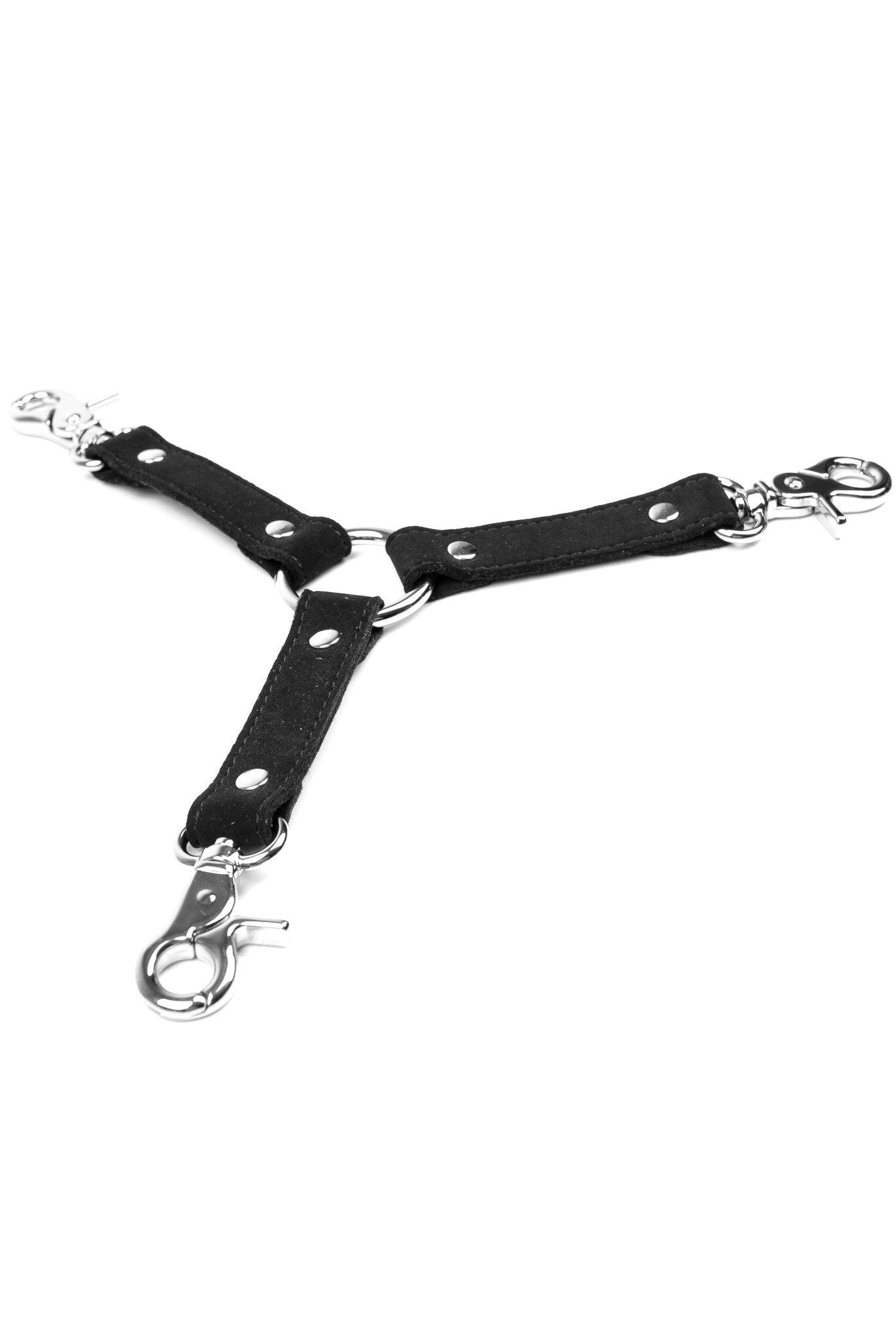 Neoprene Eco - Leather 3 - Way O - Ring Connector - Elinlatex