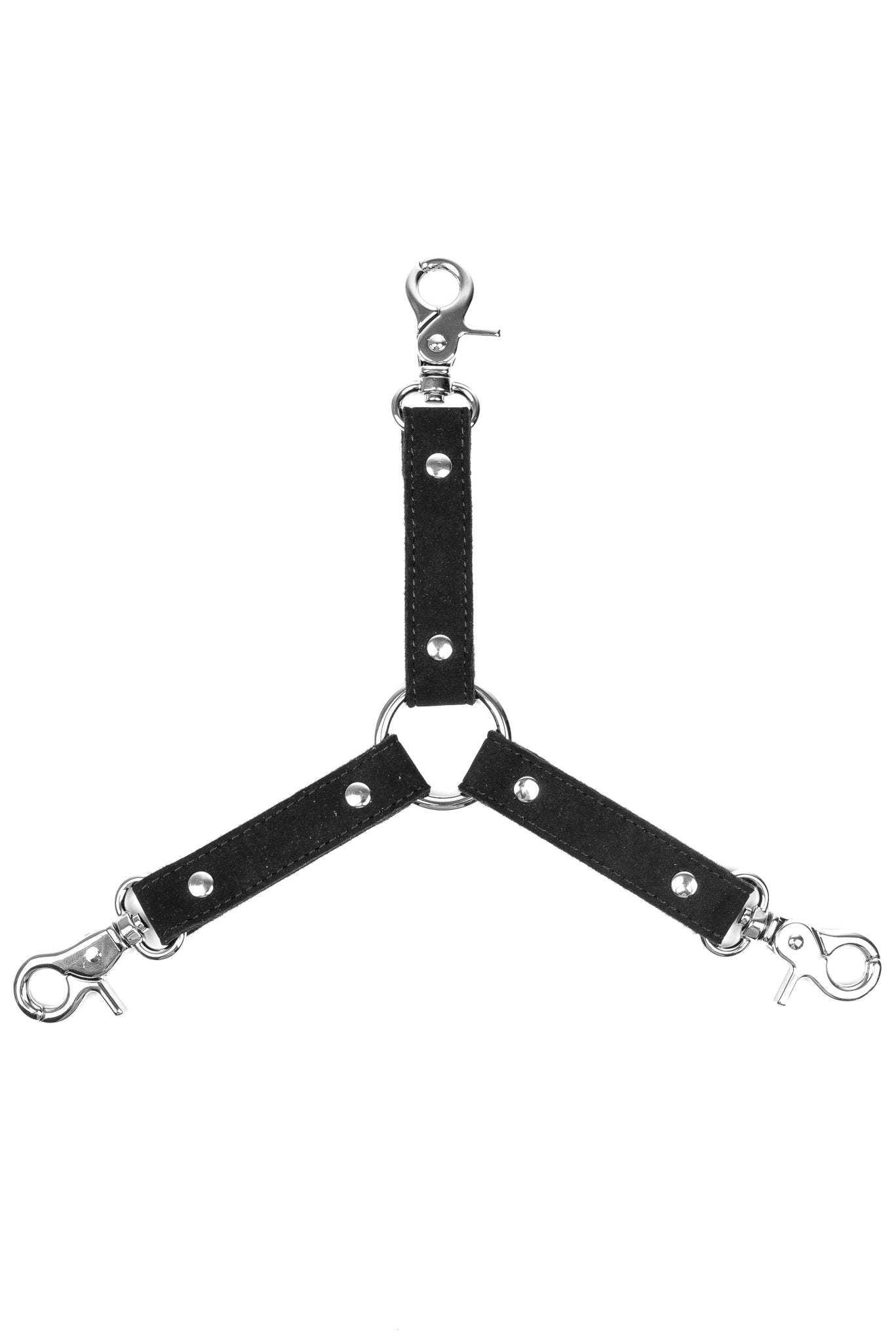 Neoprene Eco - Leather 3 - Way O - Ring Connector - Elinlatex