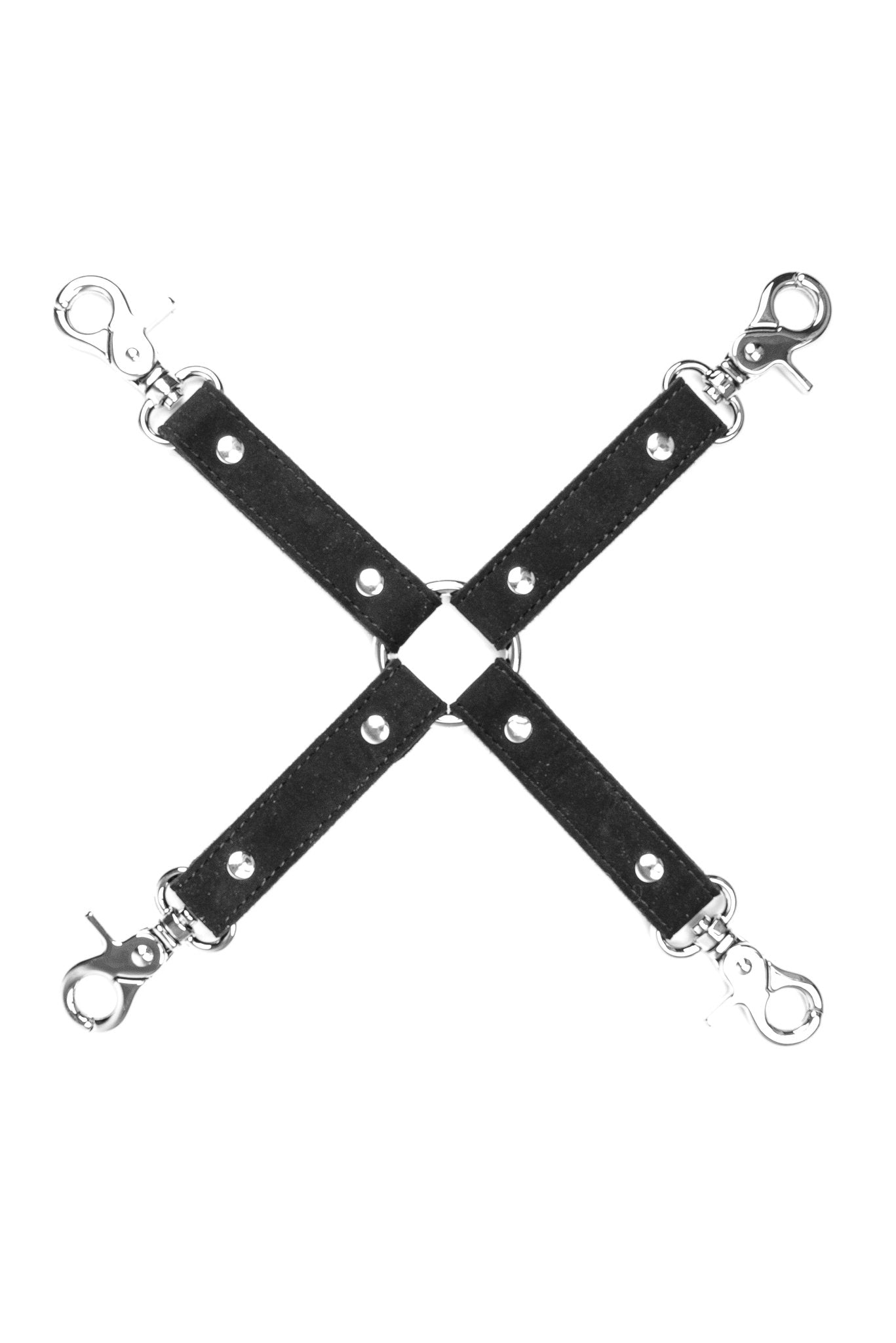 Neoprene Eco - Leather O - ring 4 - Way Connector - Elinlatex