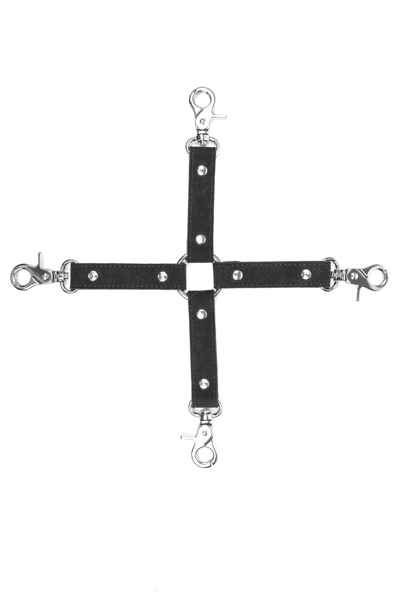 Neoprene Eco - Leather O - ring 4 - Way Connector - Elinlatex