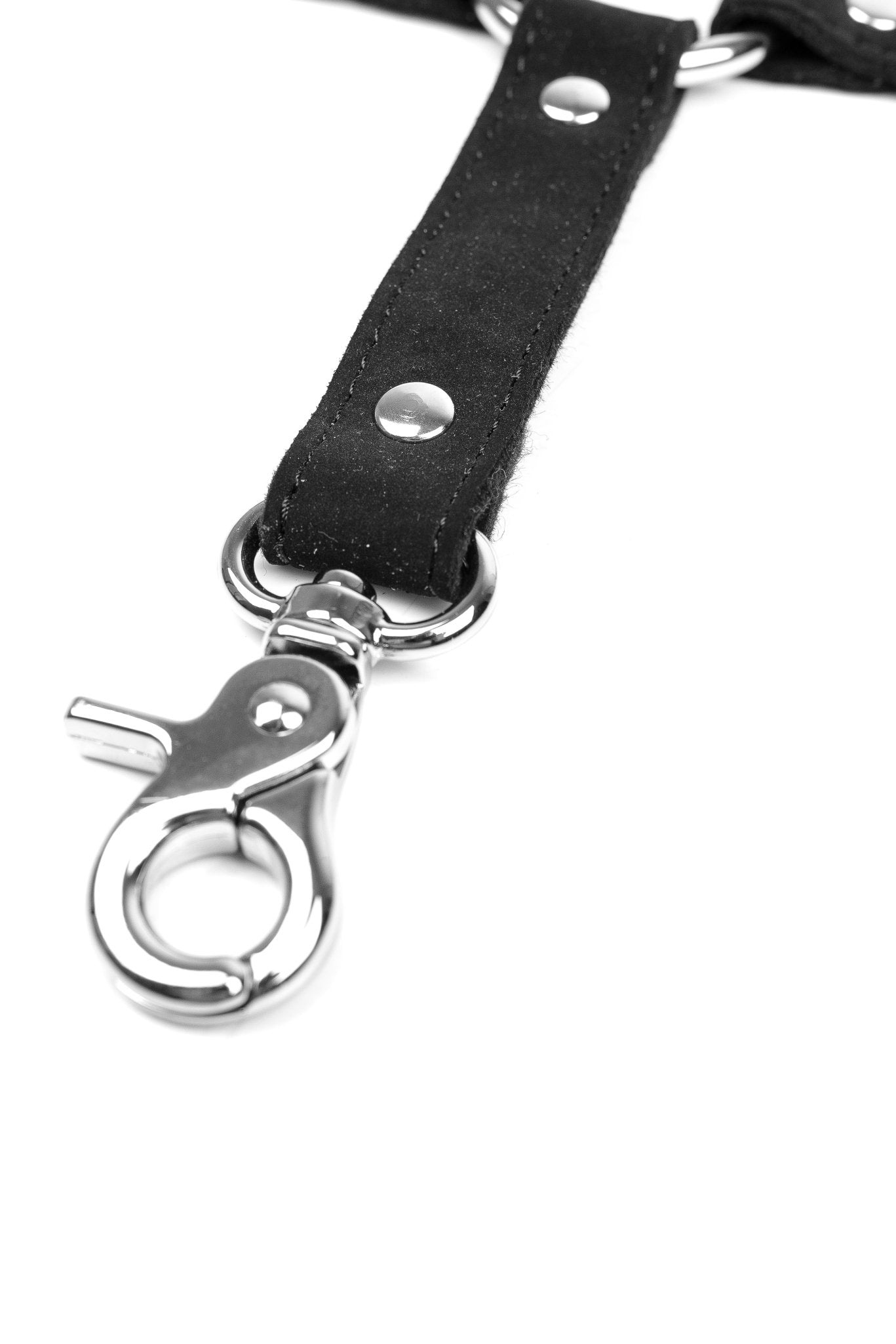 Neoprene Eco - Leather O - ring 4 - Way Connector - Elinlatex
