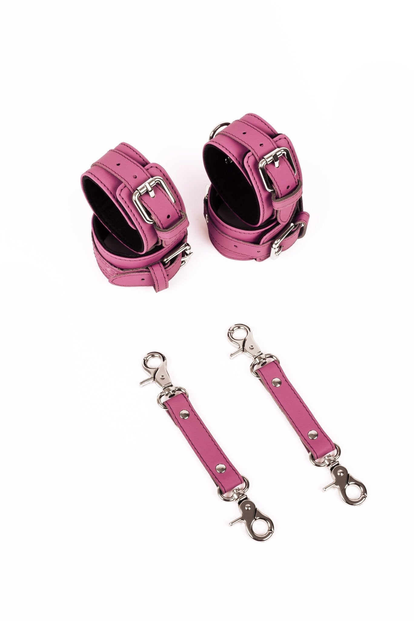 2 in 1 Vegan Leather Harness Bondage Set. 5 colors - Elinlatex