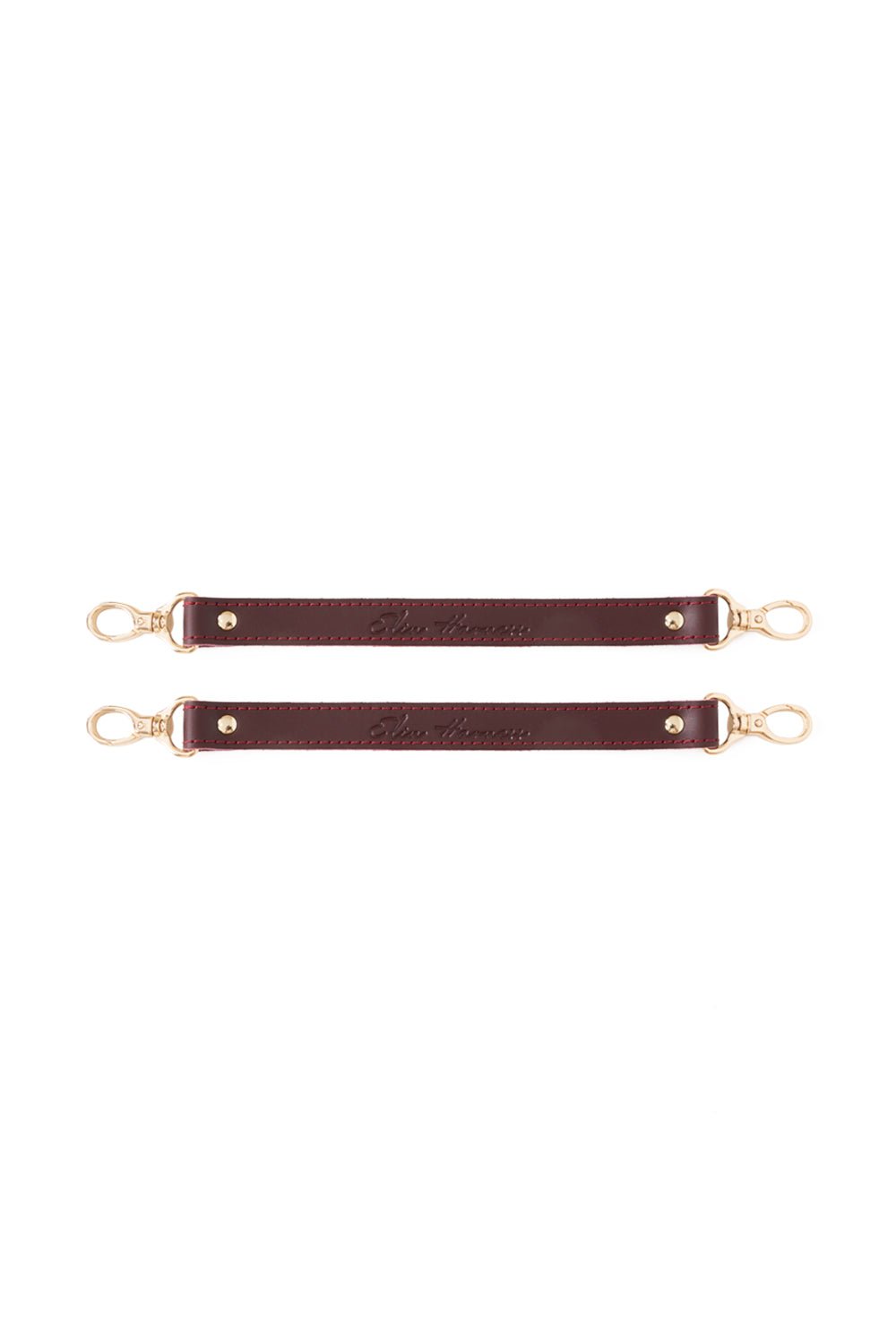 2 - Way Extended Leather Connector. Set of 2 Straps for Fixation - Elinlatex