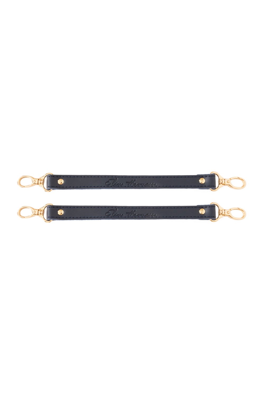 2 - Way Extended Leather Connector. Set of 2 Straps for Fixation - Elinlatex