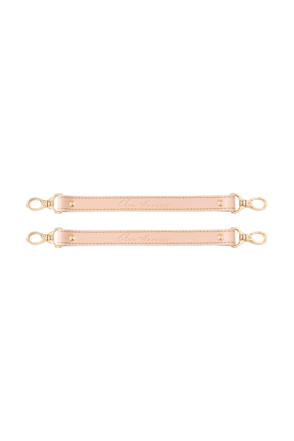 2 - Way Extended Leather Connector. Set of 2 Straps for Fixation - Elinlatex