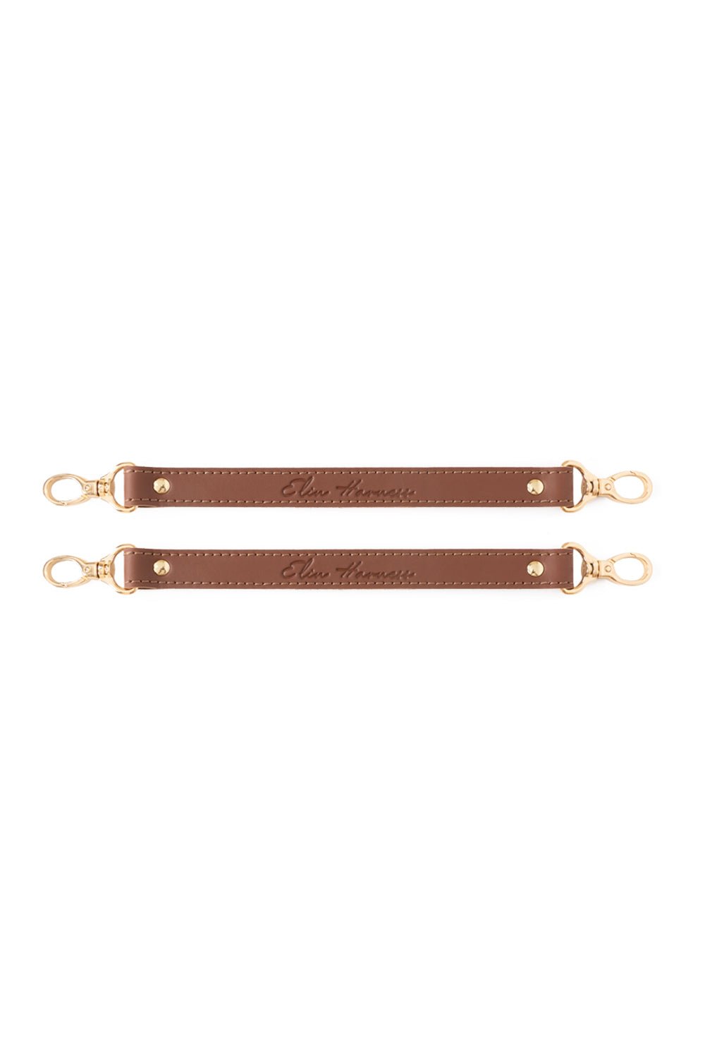 2 - Way Extended Leather Connector. Set of 2 Straps for Fixation - Elinlatex