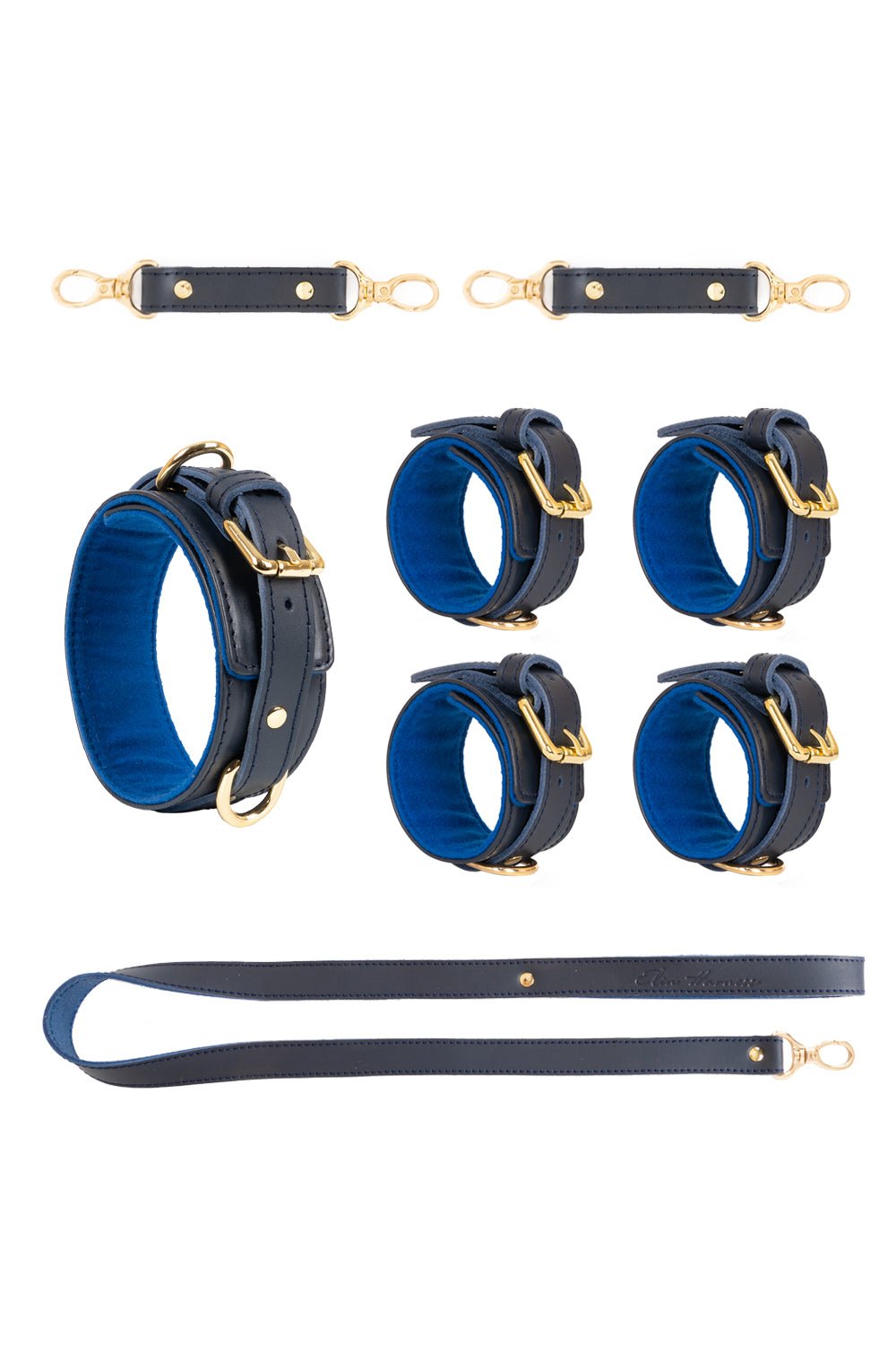 3 in 1 Leather Harness Bondage Set. 10 colors - Elinlatex