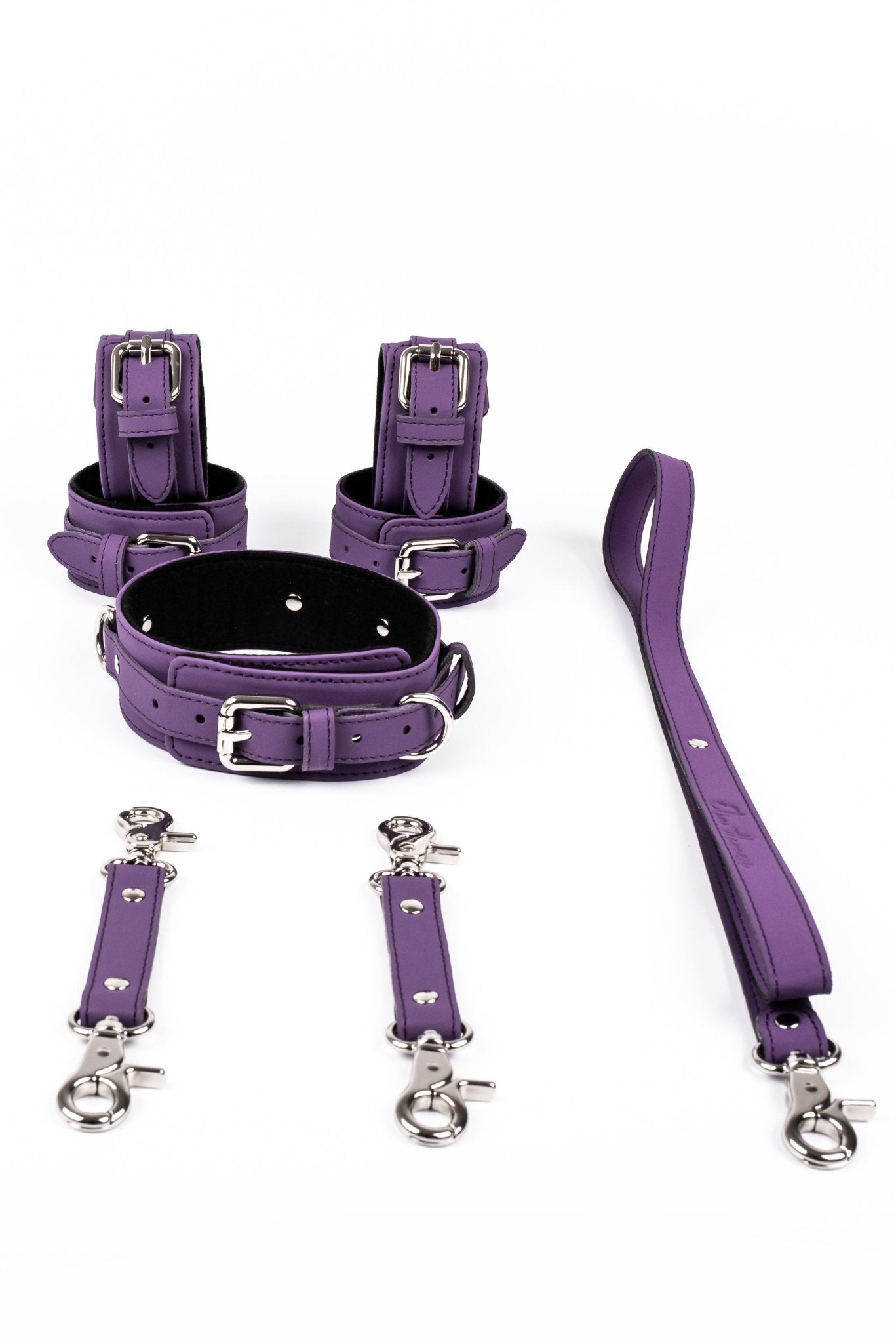 3 in 1 Vegan Leather Harness Bondage Set. 5 colors - Elinlatex