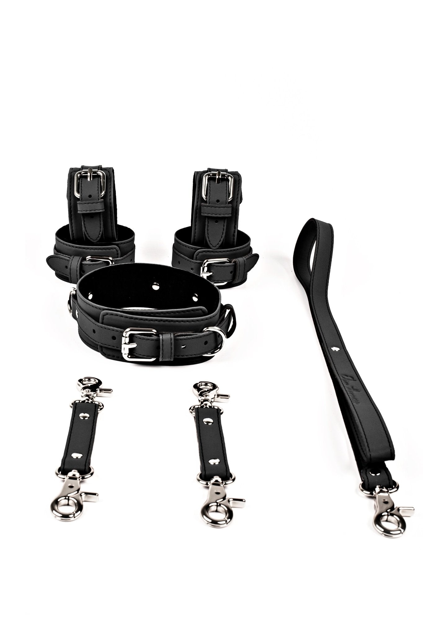 3 in 1 Vegan Leather Harness Bondage Set. 5 colors - Elinlatex