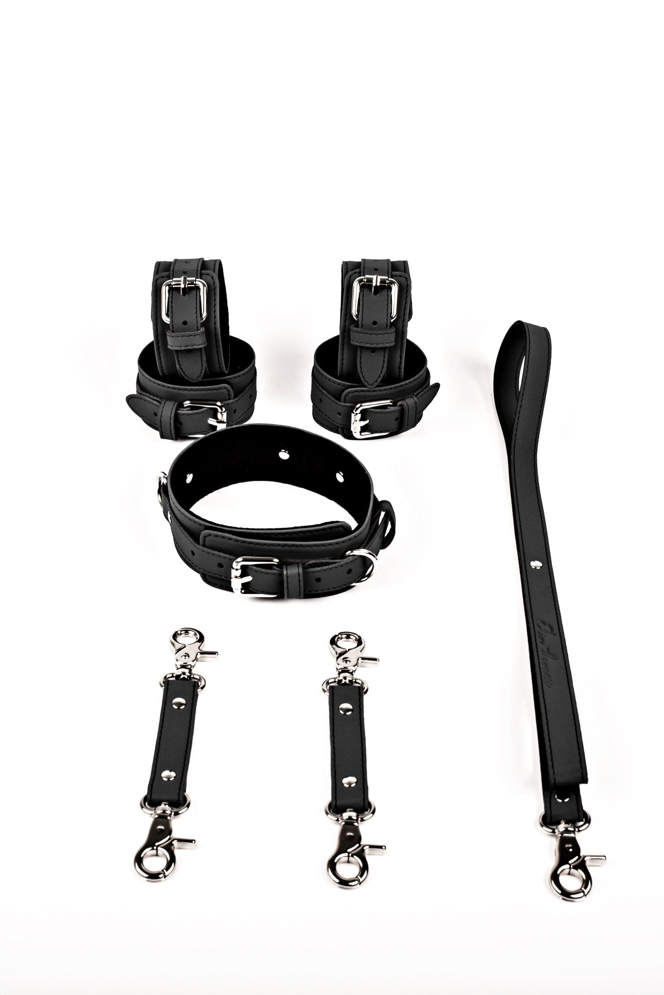 3 in 1 Vegan Leather Harness Bondage Set. 5 colors - Elinlatex