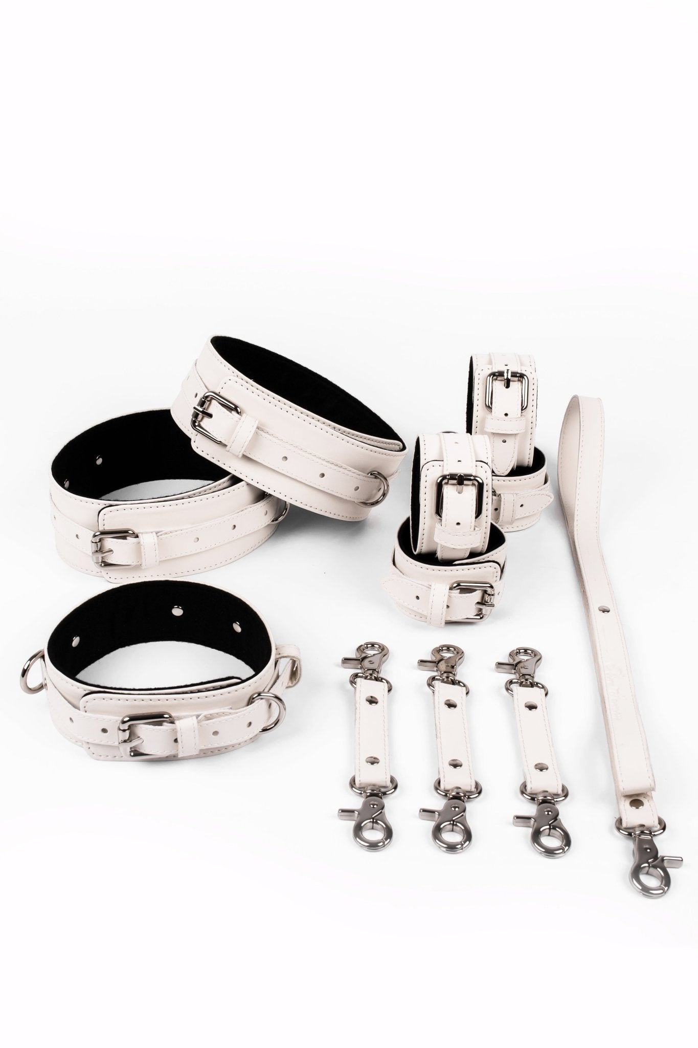 4 in 1 Vegan Leather Harness Bondage Set. 5 colors - Elinlatex