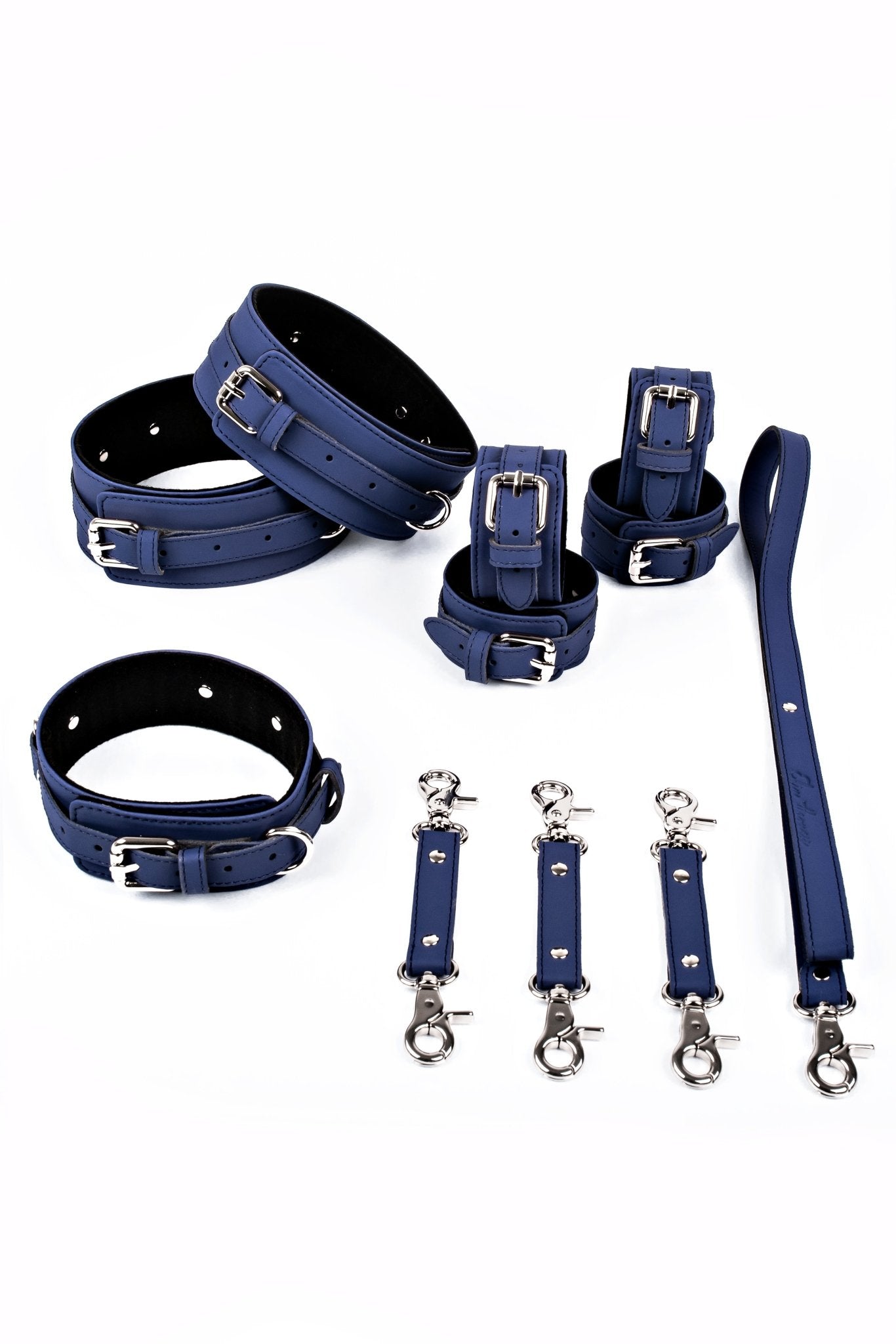 4 in 1 Vegan Leather Harness Bondage Set. 5 colors - Elinlatex