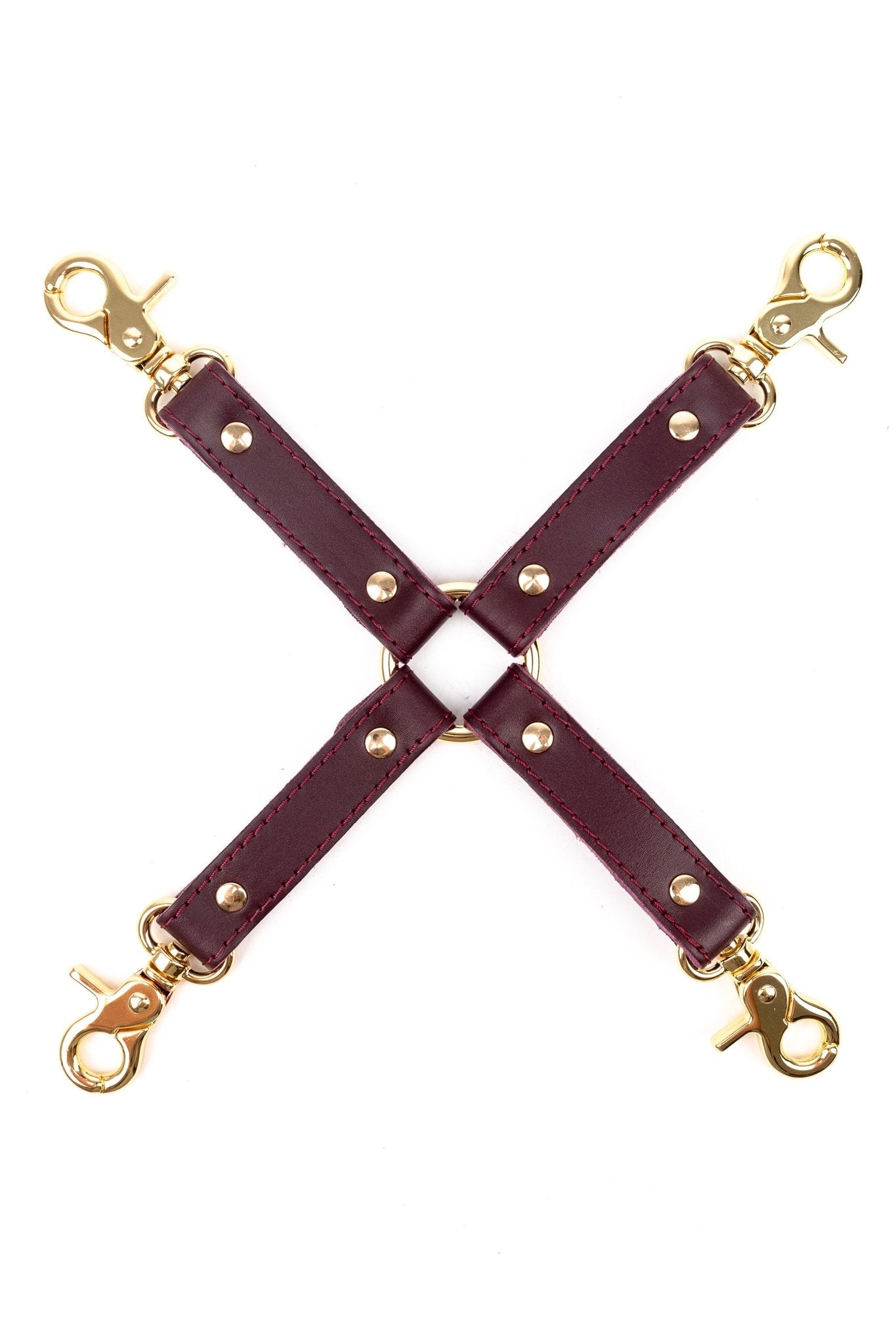 4 - way Cross Strap Connector with a ring Reinforced Steel - Elinlatex