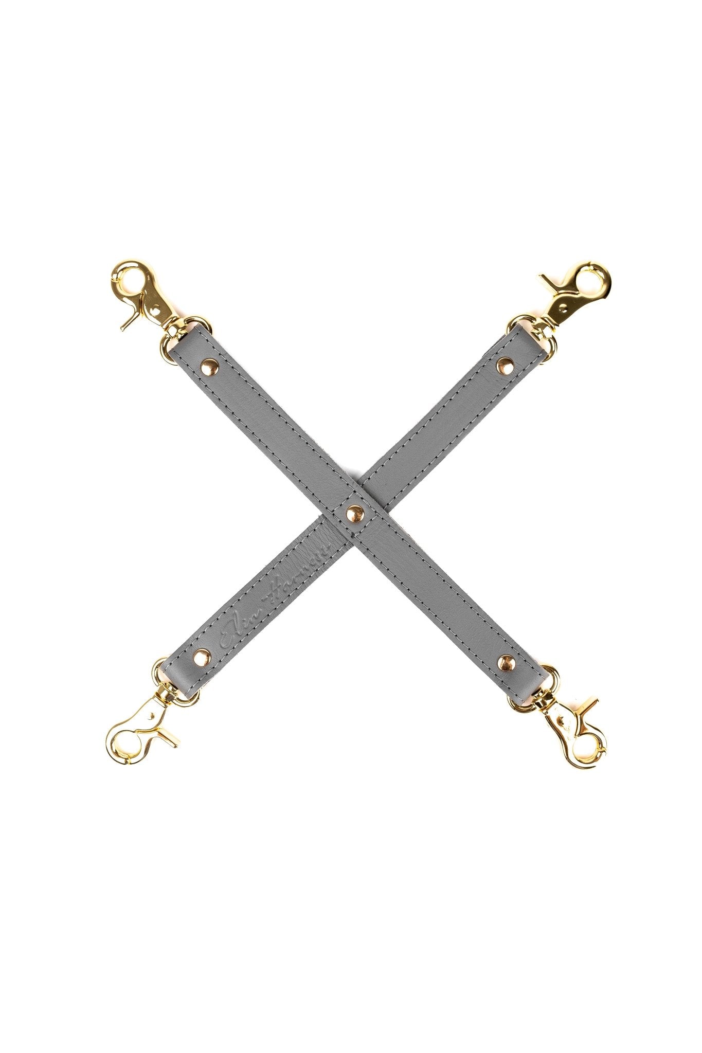 4 - way Strap Bondage, Hog - Tie Connector Reinforced Steel - Elinlatex