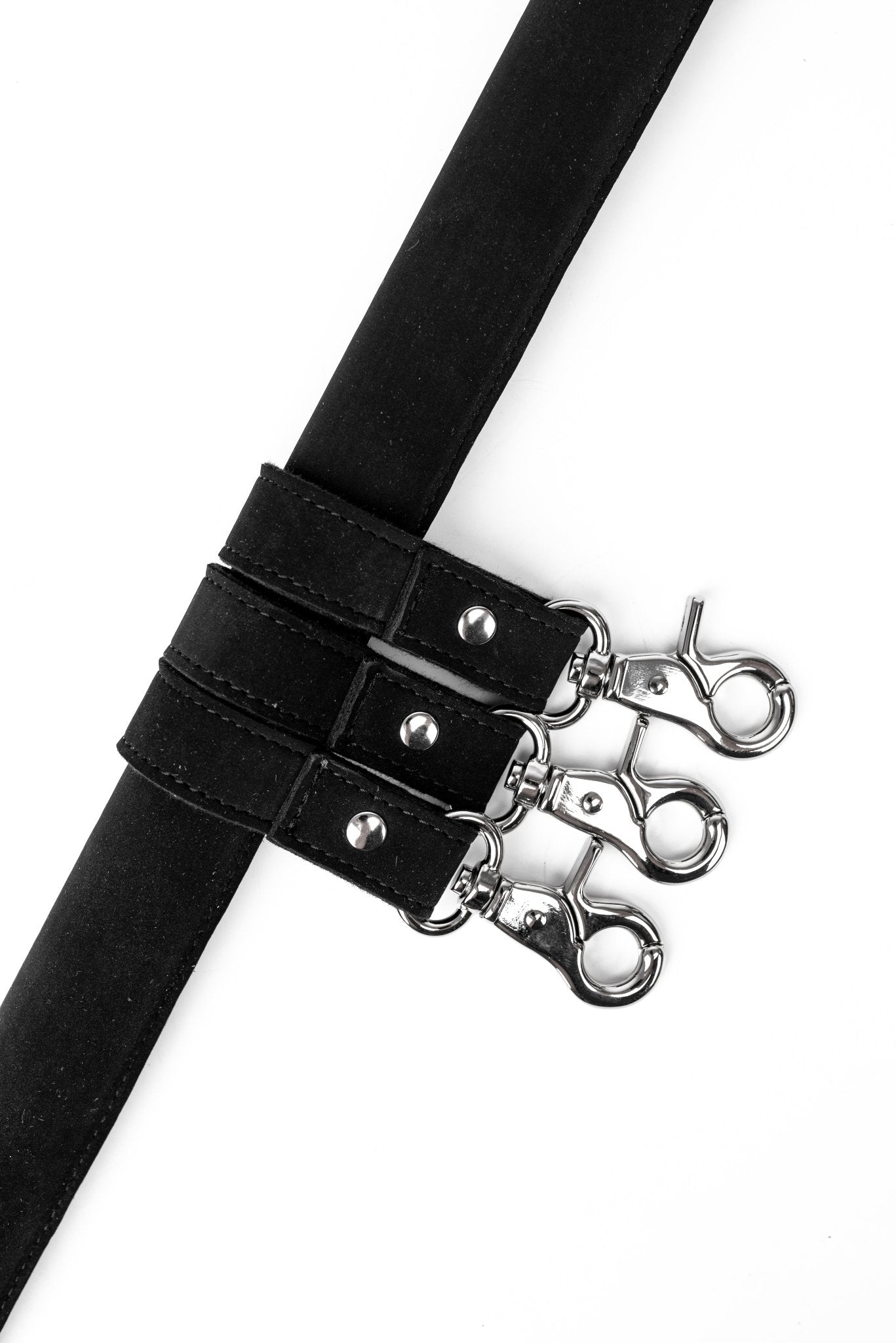 5 Point Faux Leather Spreader Bar with cuff hooks - Elinlatex