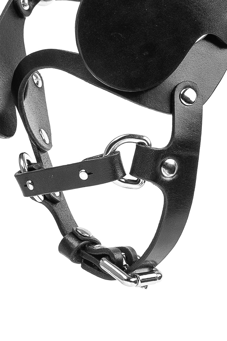 "Horsey" Maske mit Scheuklappen und abnehmbarer Trense