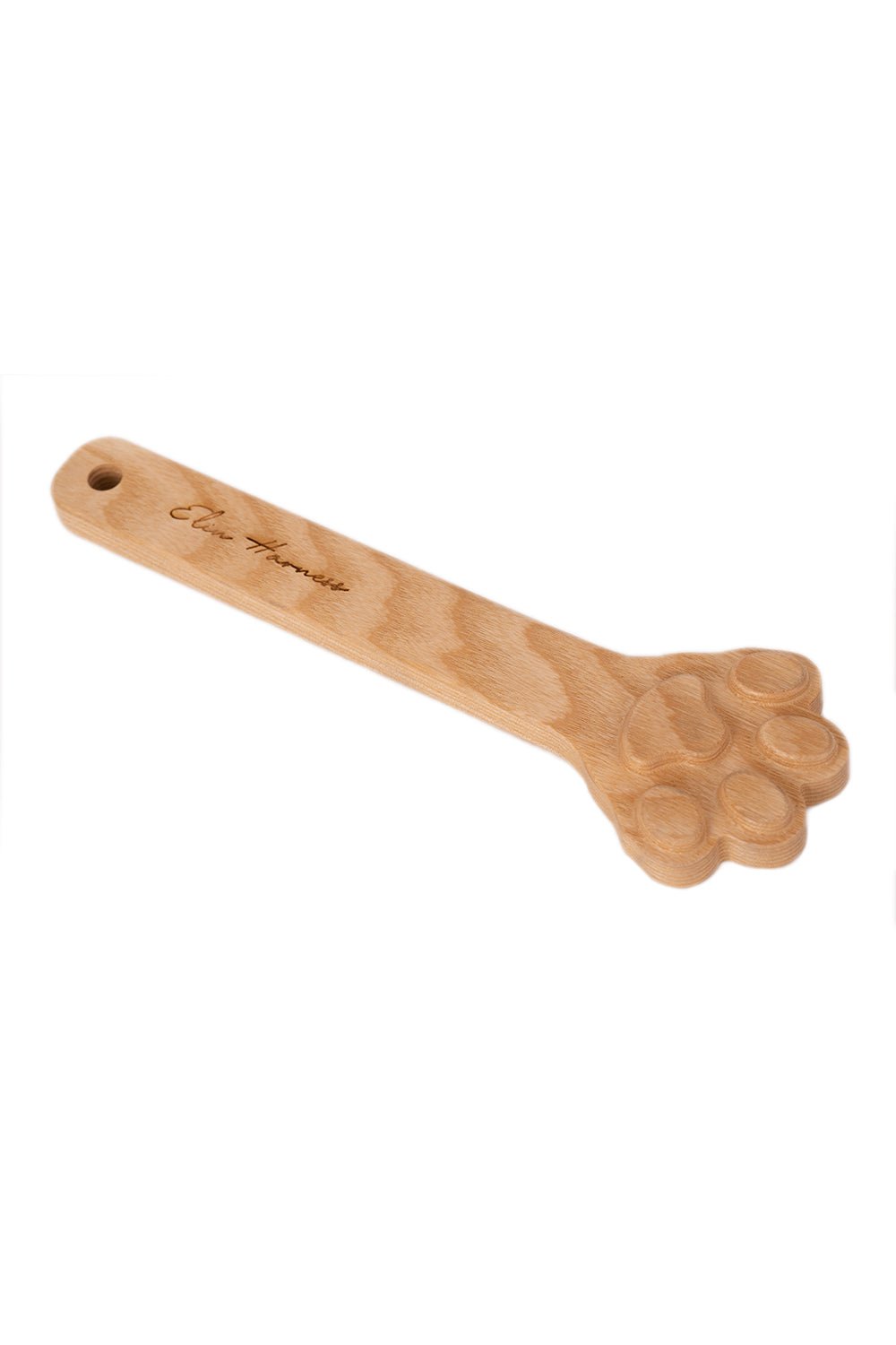 Black Wooden Cat Paw Spanking Paddles - Elinlatex