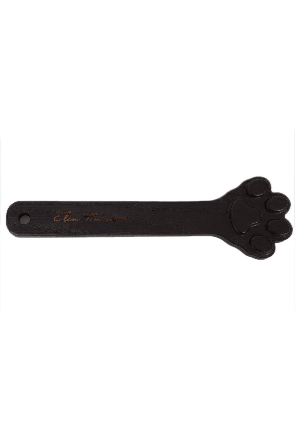 Black Wooden Cat Paw Spanking Paddles - Elinlatex