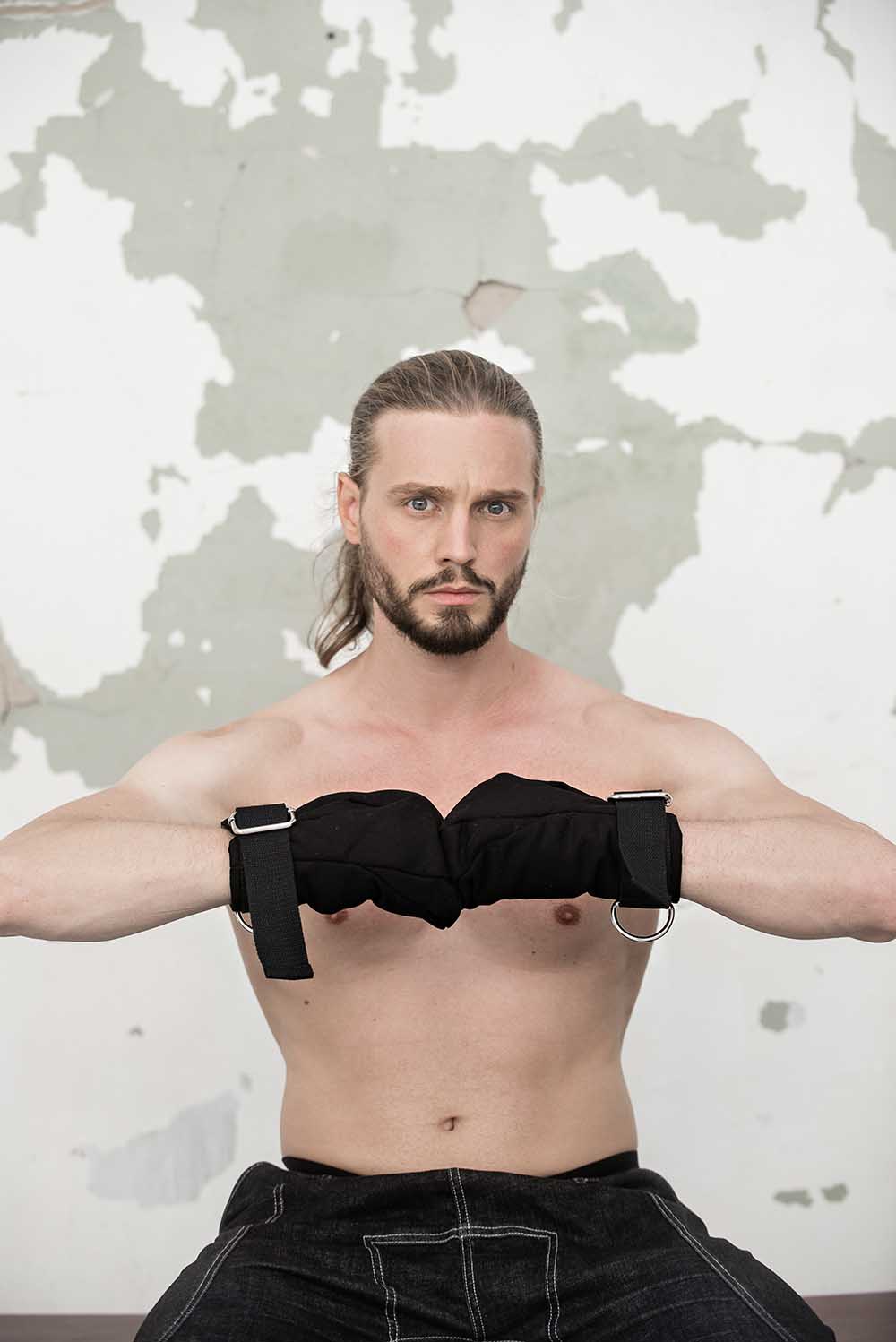 Cotton Hand Mitts, Restraints in Medical Style - Elinlatex