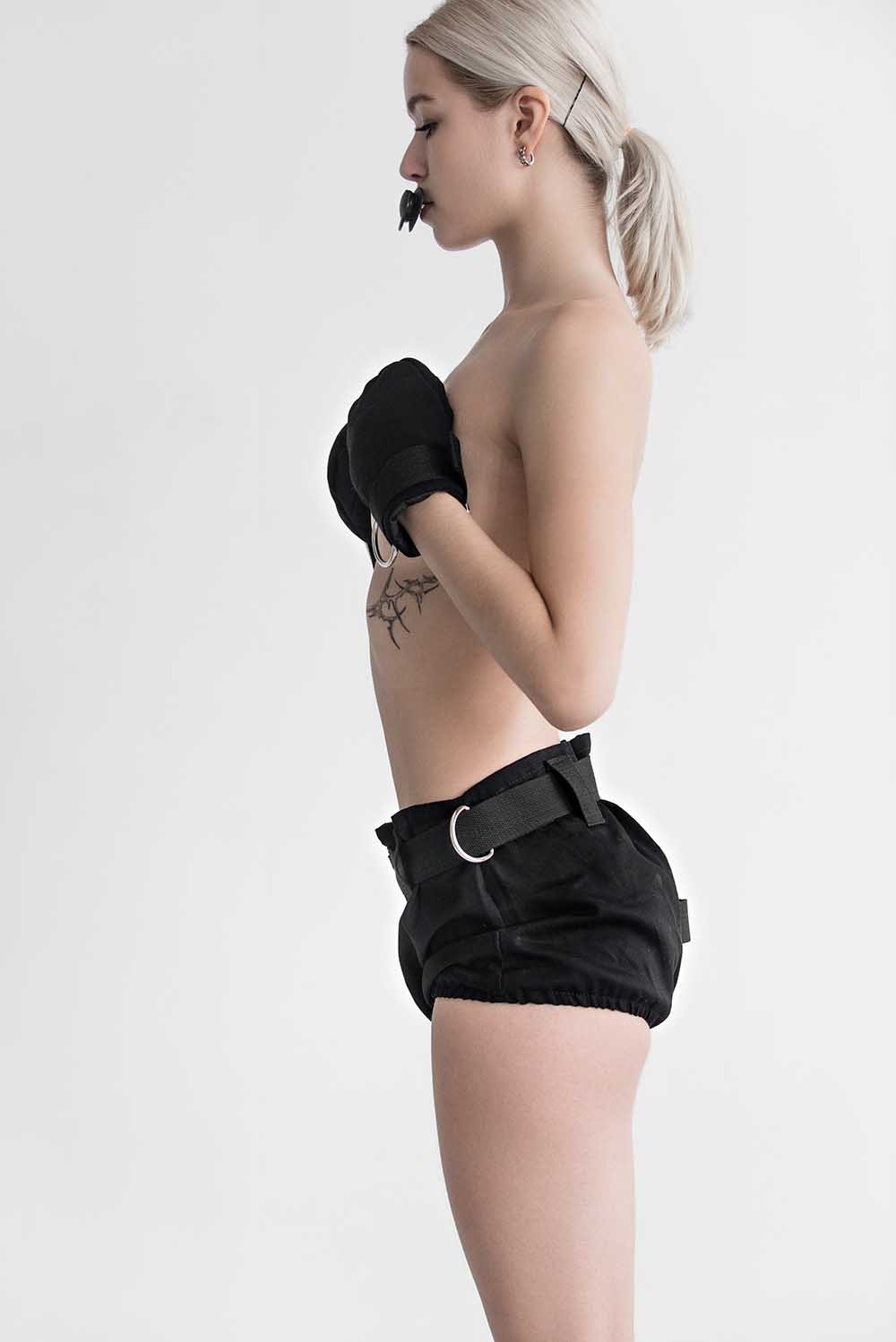 Diaper Cover Pants. Black - Elinlatex