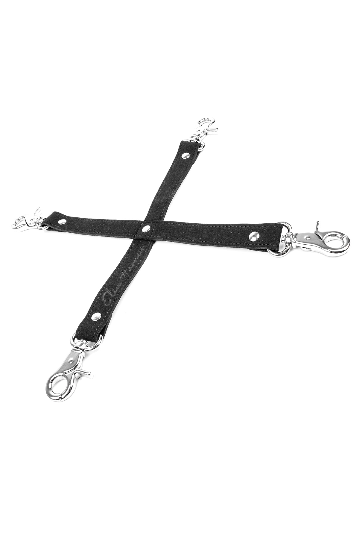 Faux leather 4 - way Strap Bondage, Hog - Tie Connector - Elinlatex