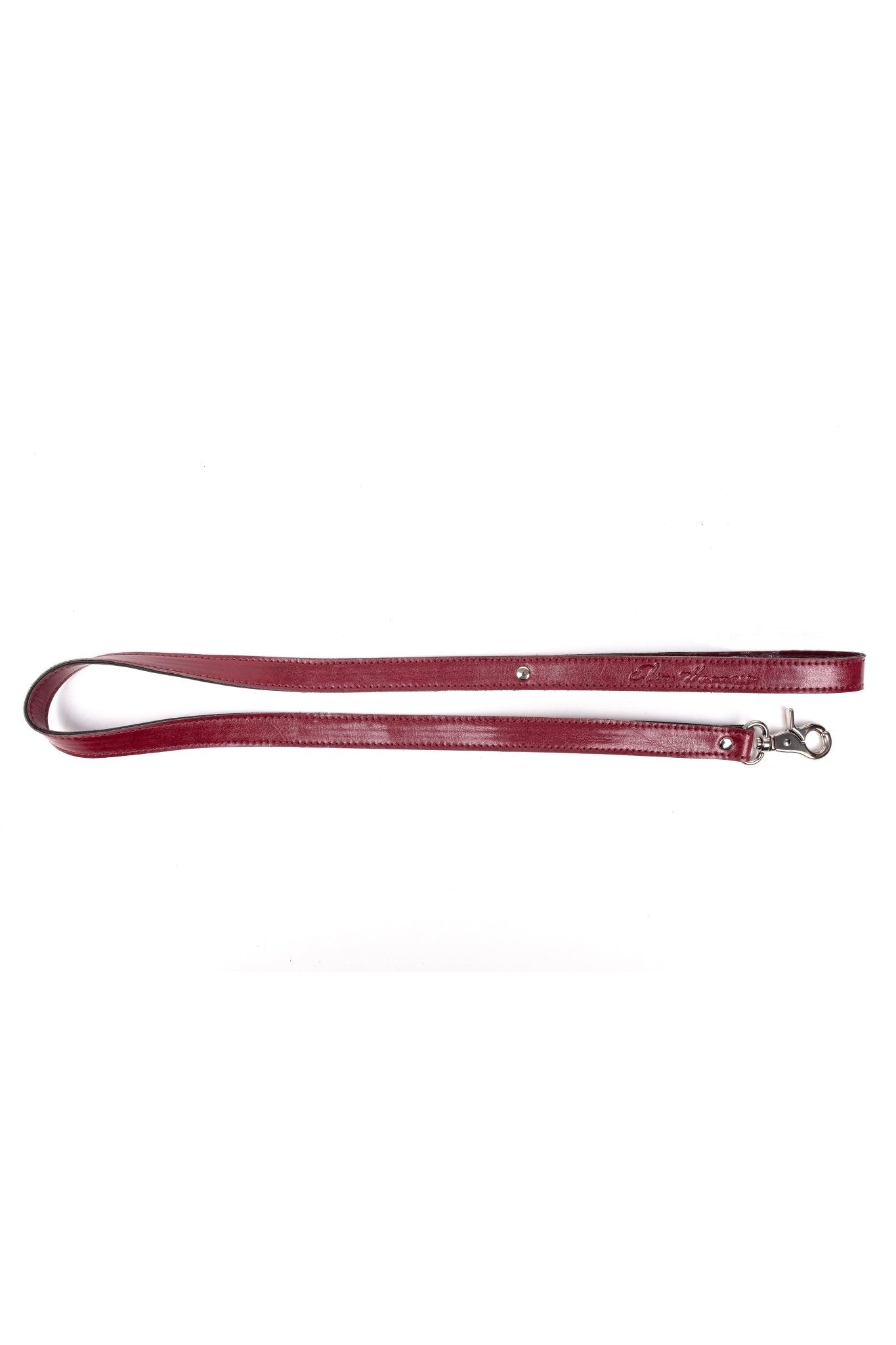 Faux Leather Leash. Pink - Elinlatex