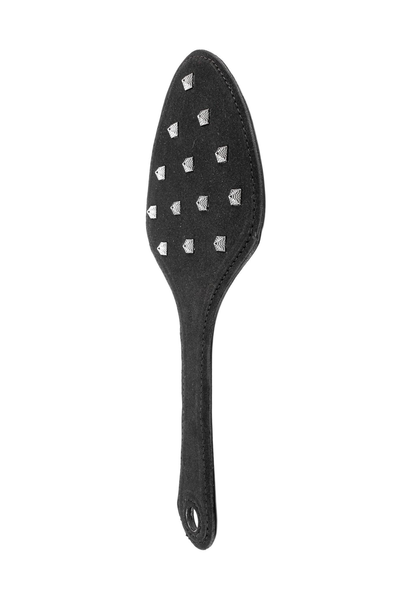 Faux Leather Spanking Paddle with Spikes - Elinlatex