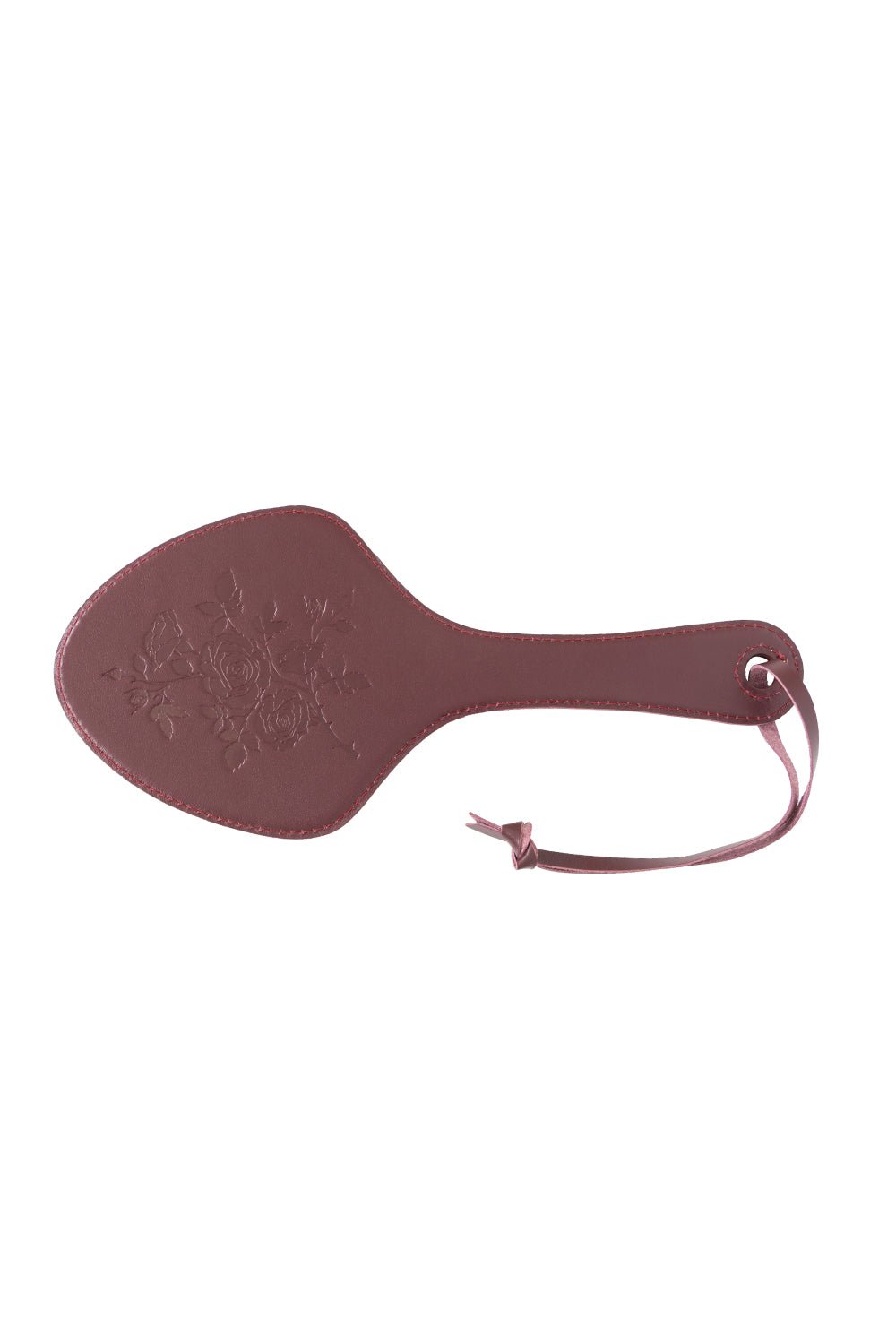 Genuine Leather Spanking Paddle with Spikes - Elinlatex