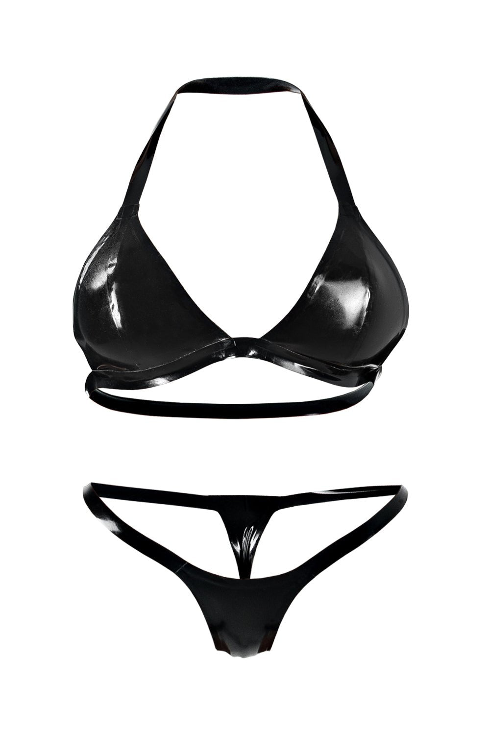 Latex Lingerie, Latex bra + micro bikini - Elinlatex