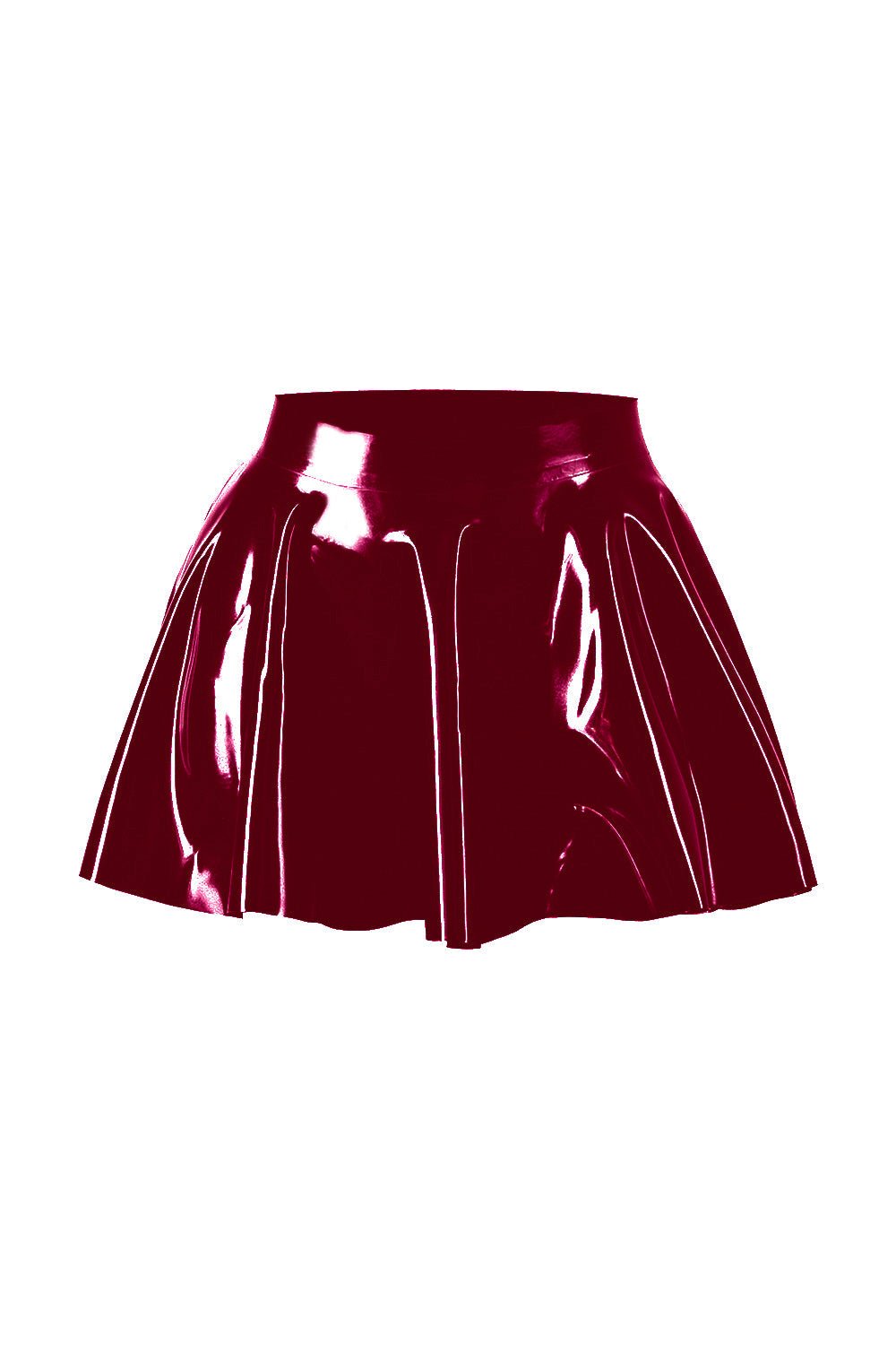 Latex Skater Skirt. Cherry - Elinlatex