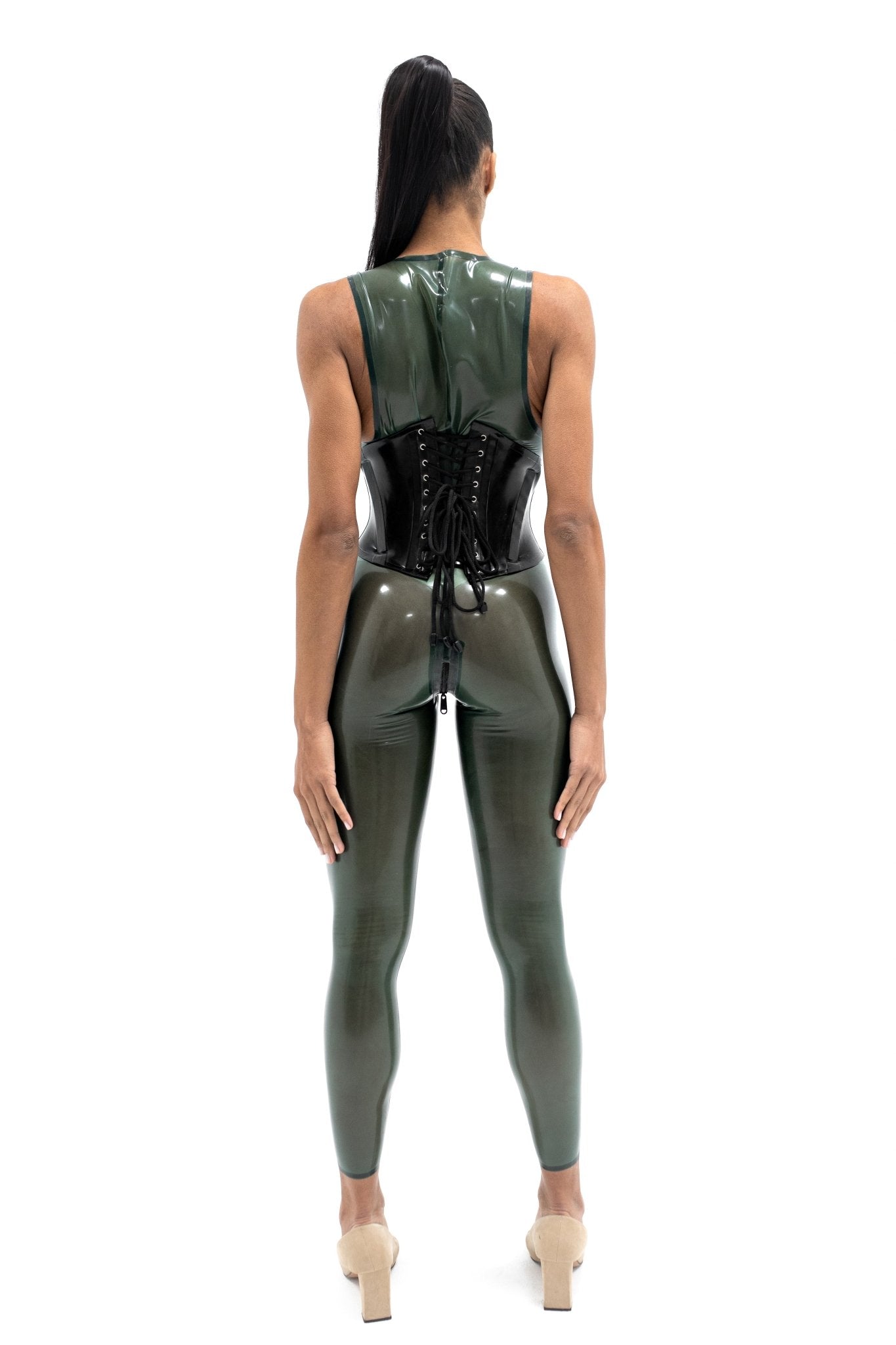 Latex Waist Corset Belt - Elinlatex