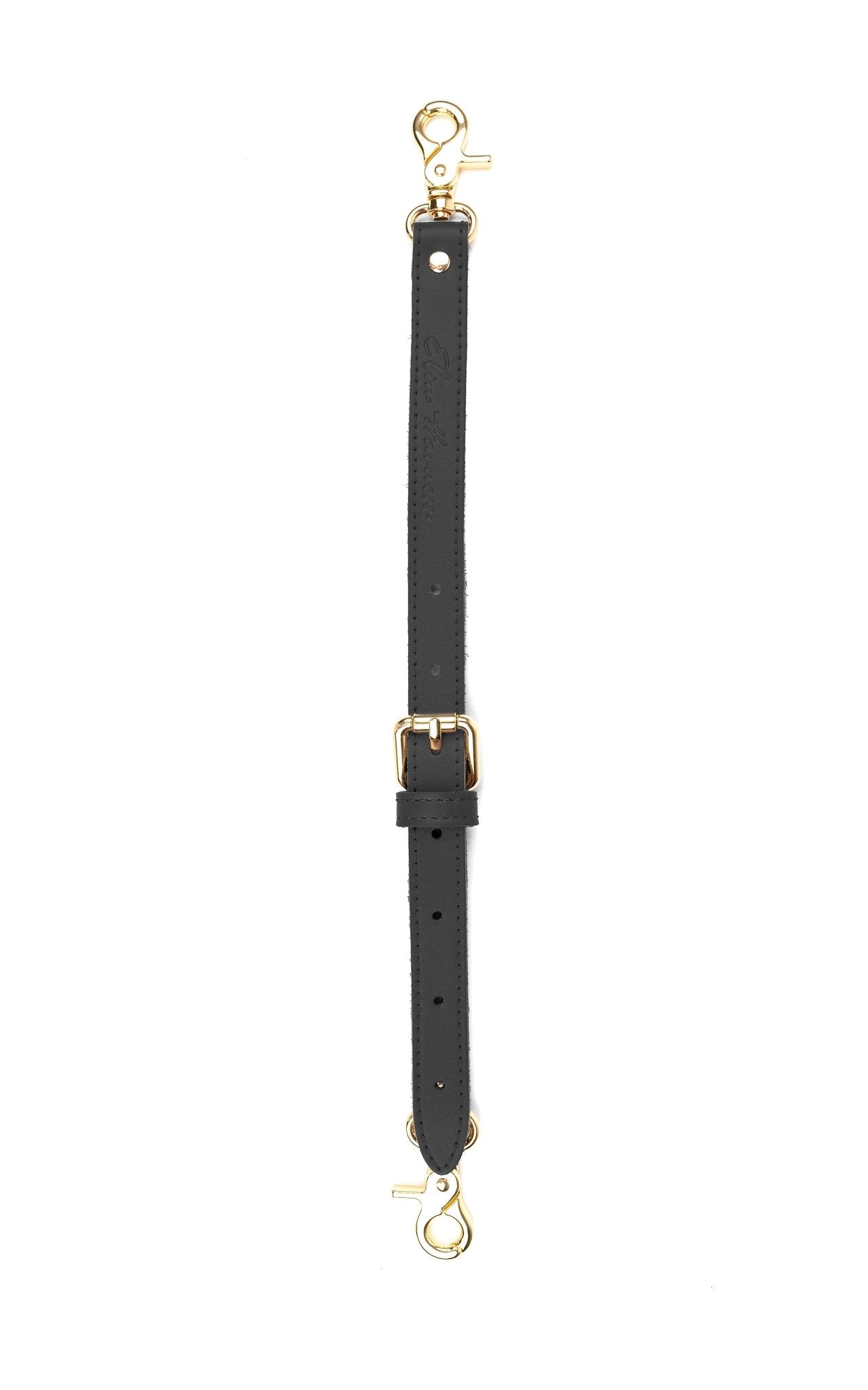 Leather Restraint Connector Adjustable. Reinforced Hardware - Elinlatex