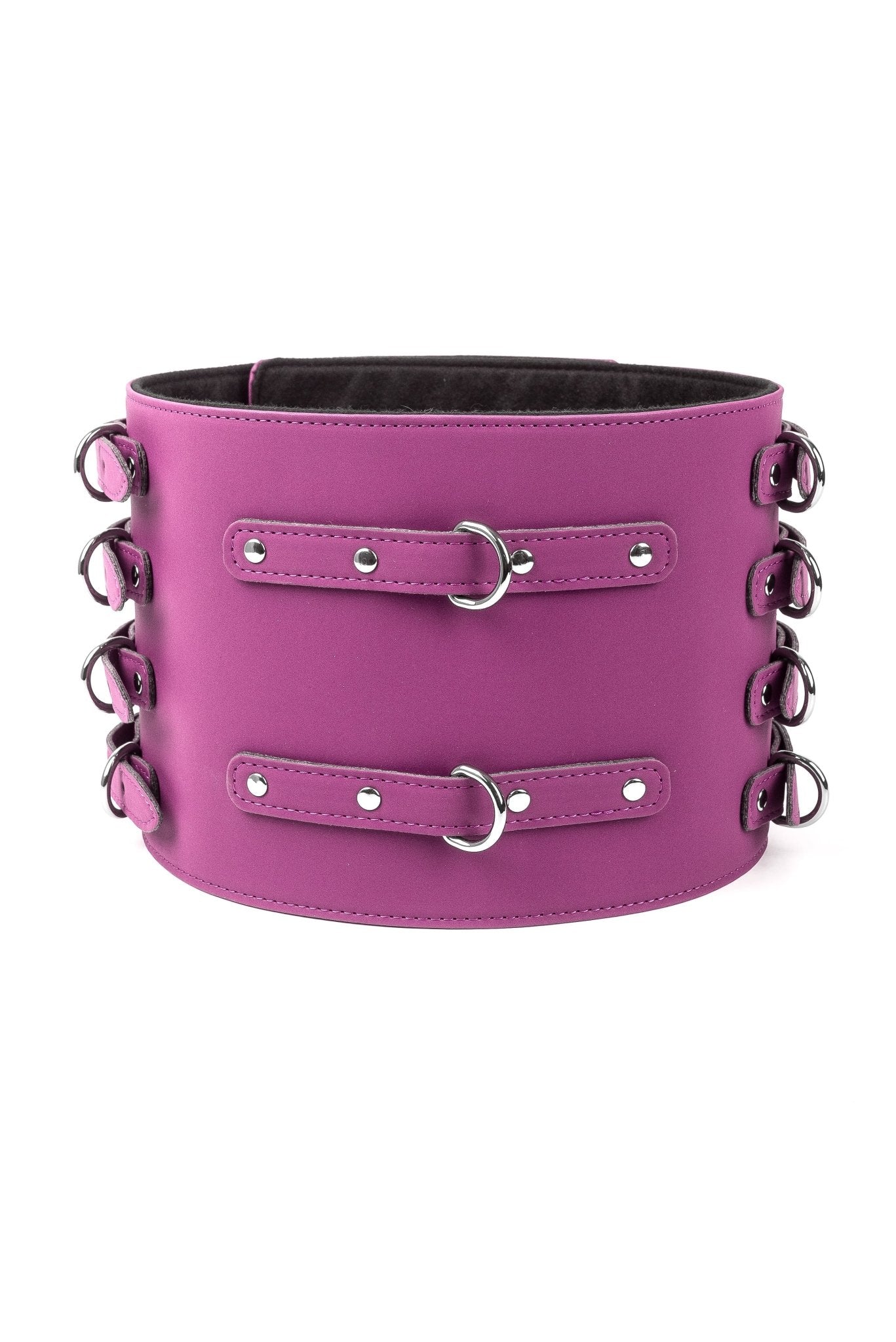 Neoprene Vegan Leather Belt. Pink - Elinlatex