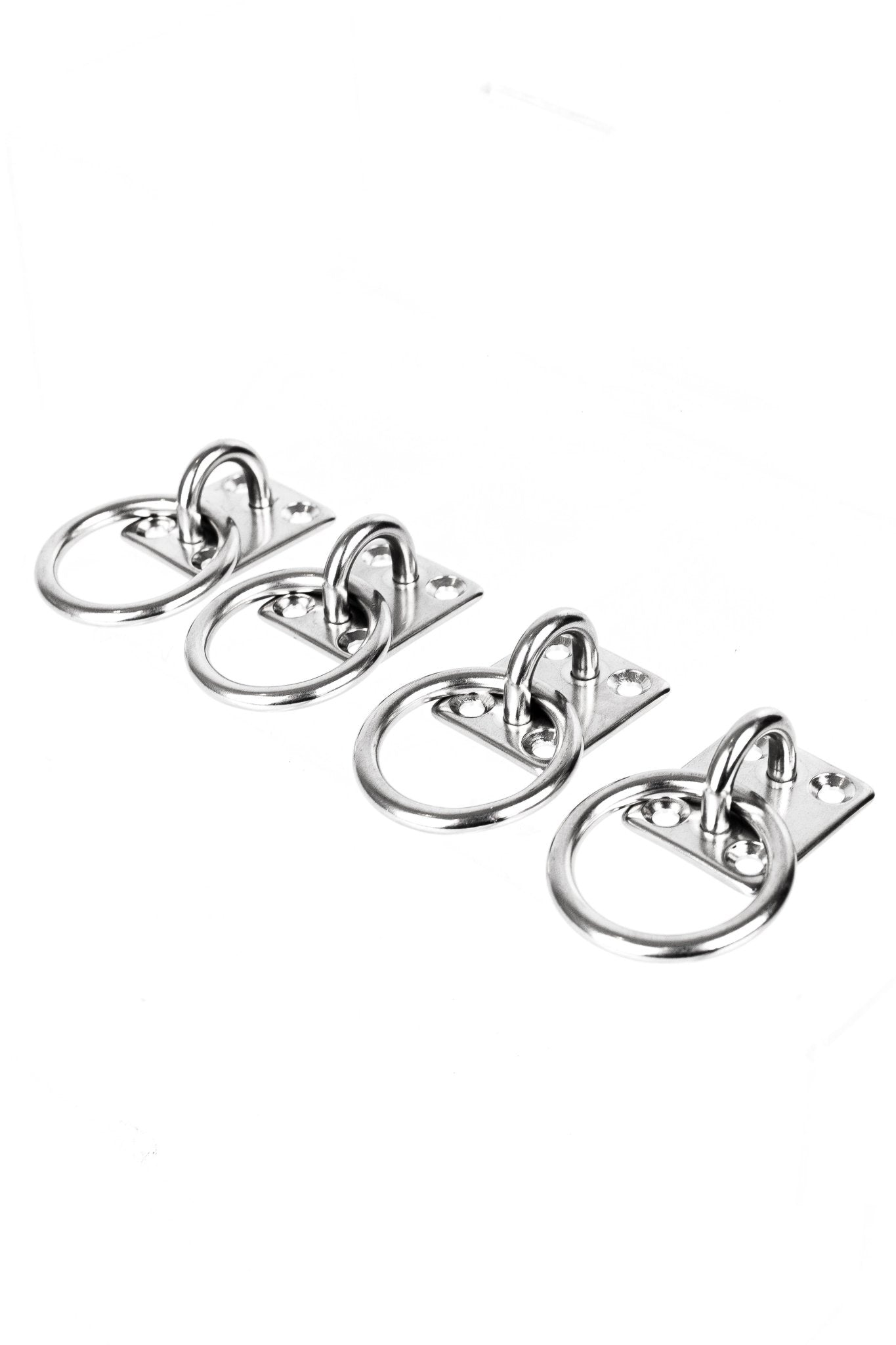 Set of 4 Hitching Rings with Plate - Elinlatex