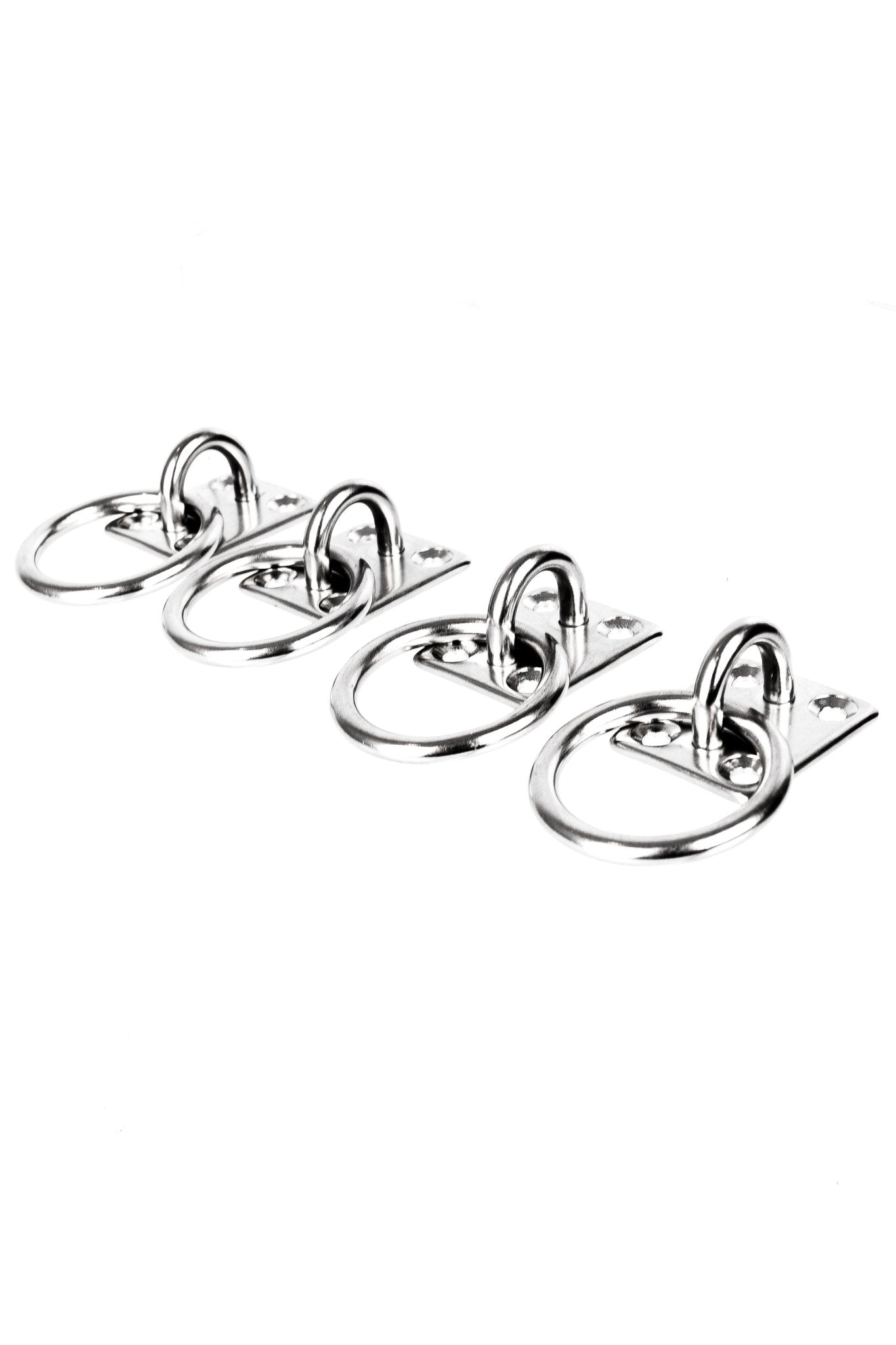 Set of 4 Hitching Rings with Plate - Elinlatex