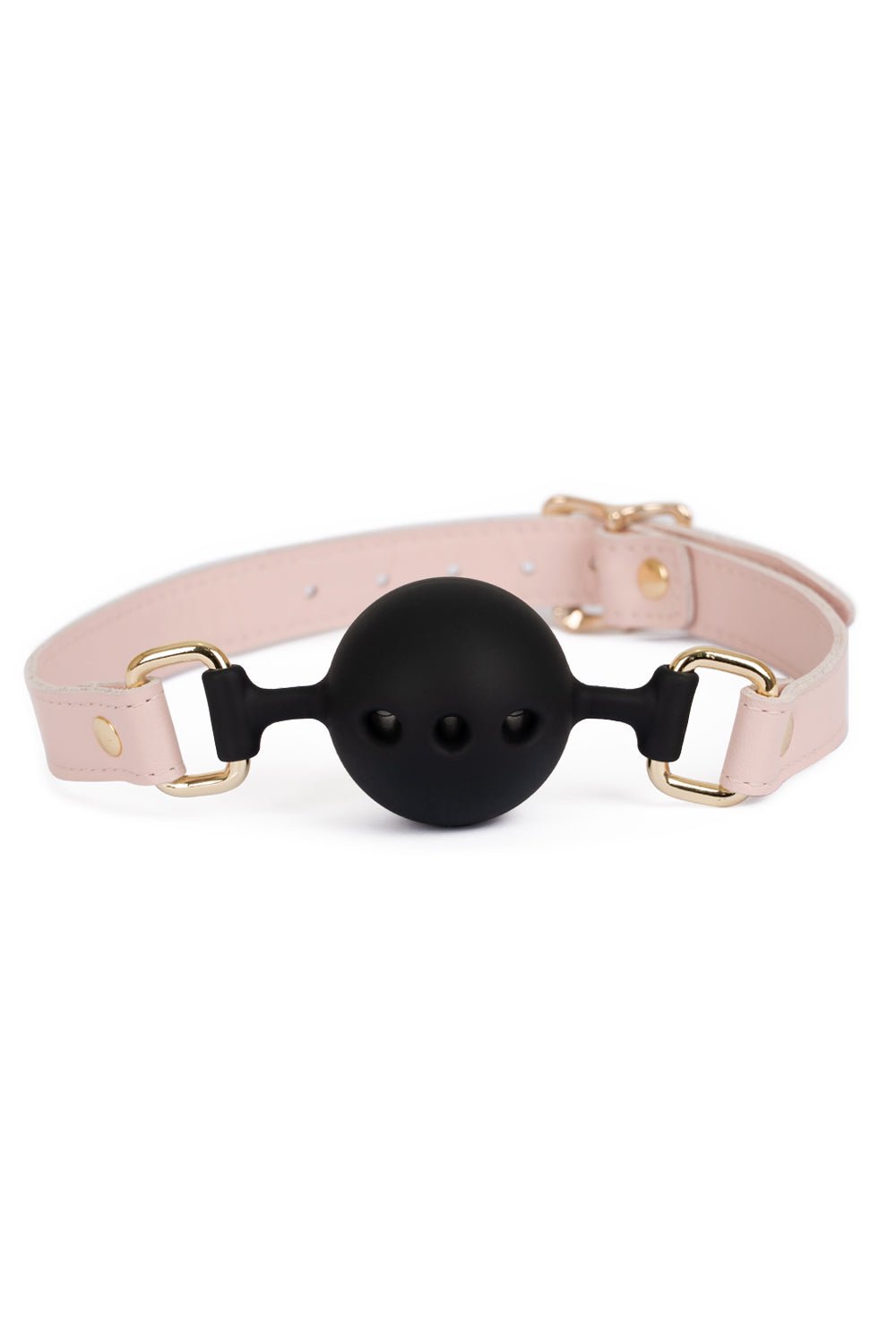 Soft Silicone Mouth Ball Gag. Pink - Elinlatex