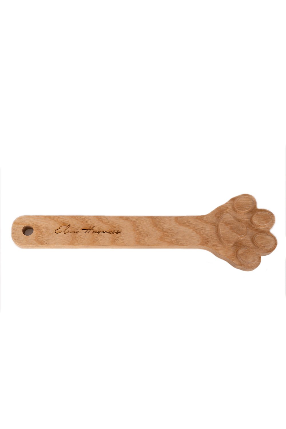 Wooden Cat Paw Pattern Spanking Paddles - Elinlatex