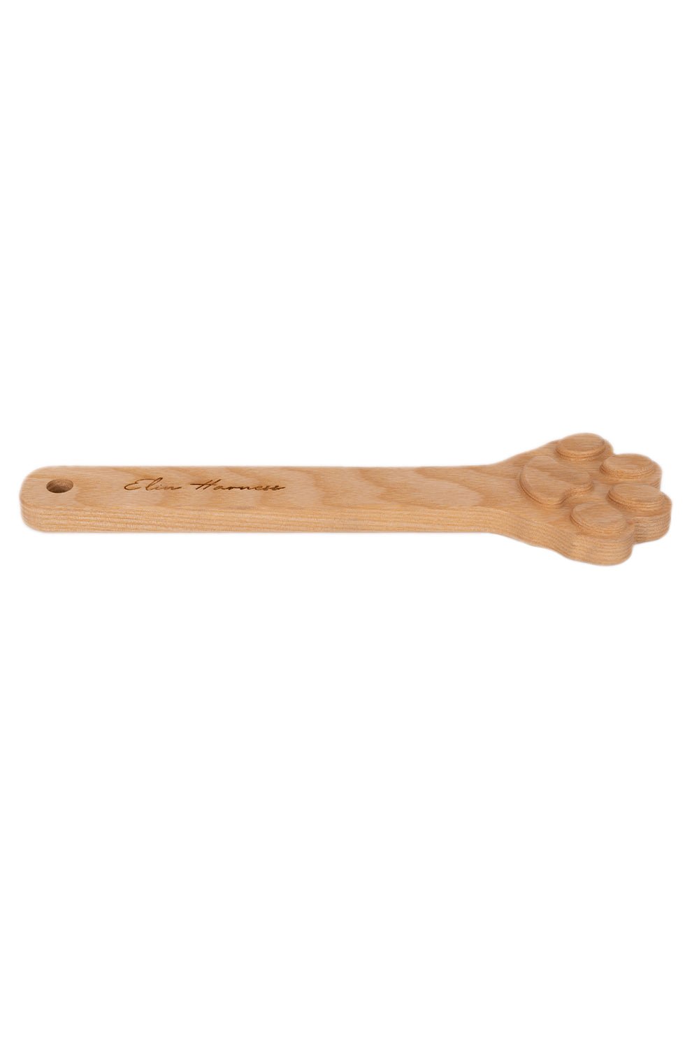 Wooden Cat Paw Pattern Spanking Paddles - Elinlatex