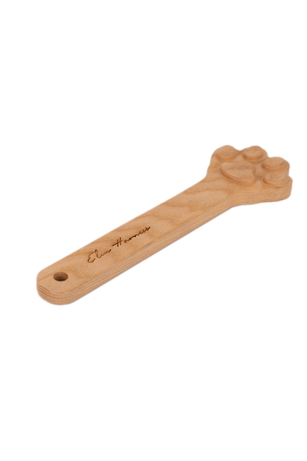 Wooden Cat Paw Pattern Spanking Paddles - Elinlatex