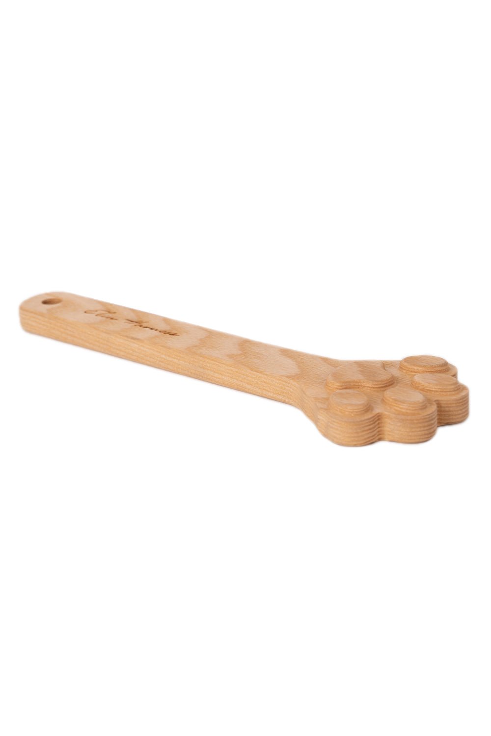 Wooden Cat Paw Pattern Spanking Paddles - Elinlatex