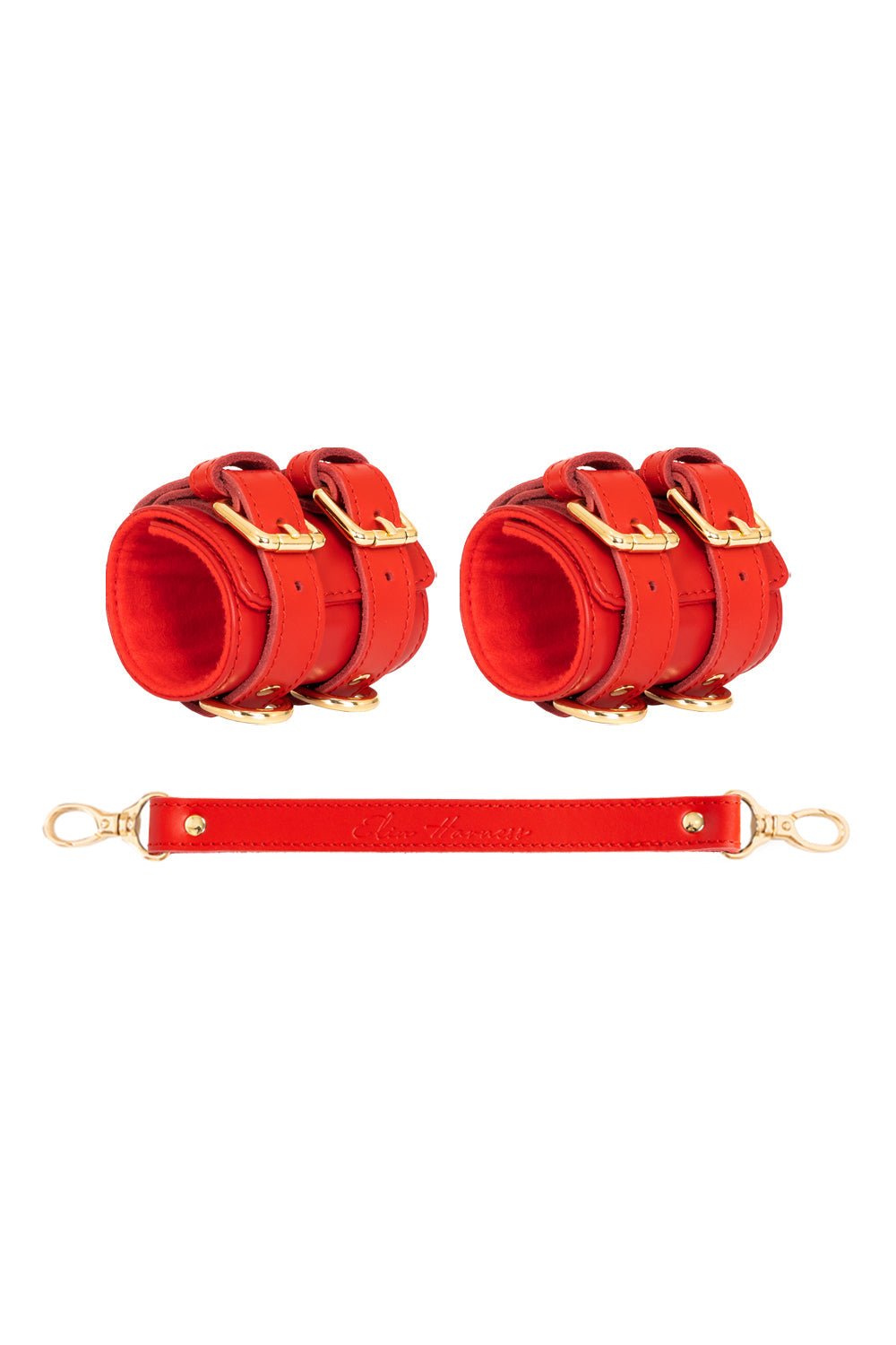 Wrist cuffs, Ankle cuffs Wide with extended 2 - way connector - Elinlatex